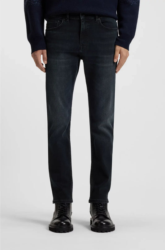 JEANS DELAWARE SLIM-FIT IN DENIM SOFT-MOTION BLU NERO