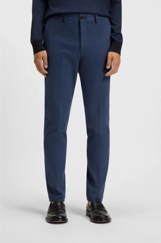 PANTALONI SLIM FIT IN COTONE, CASHMERE E STRETCH