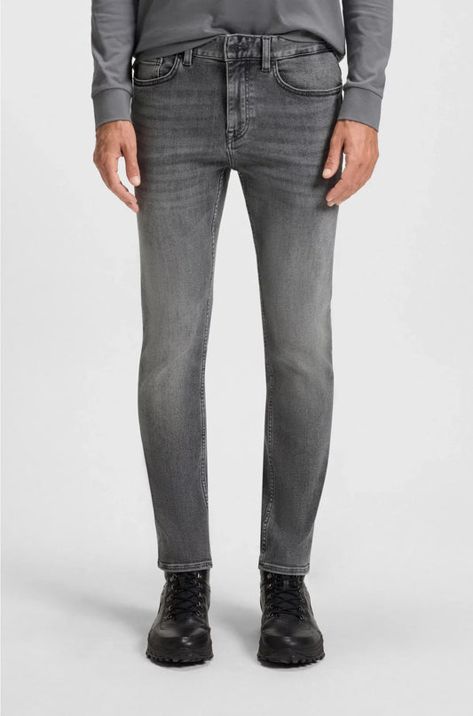 JEANS DELAWARE SLIM-FIT IN DENIM GRIGIO SOFT-MOTION