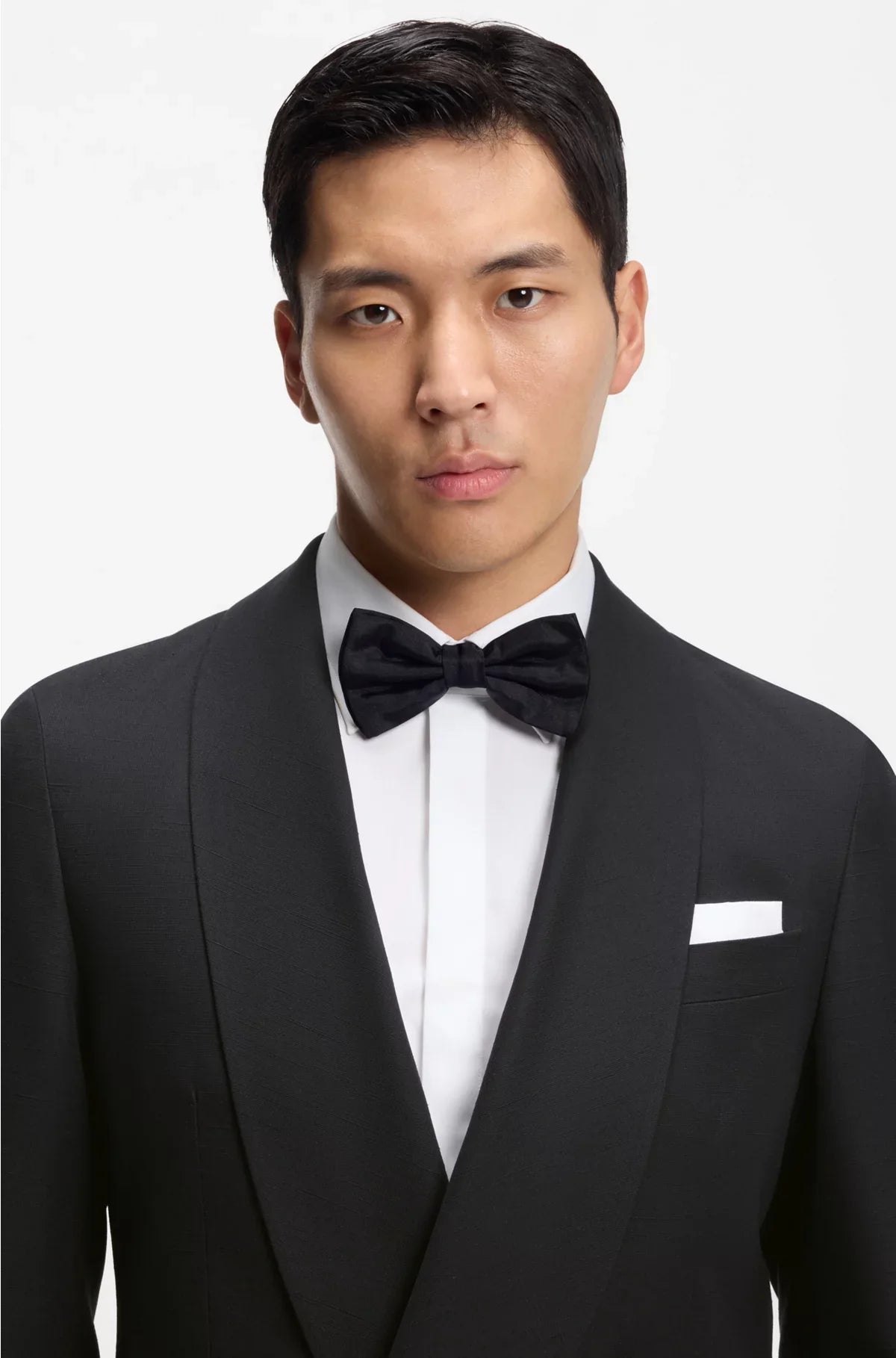 DOUBLE-BREASTED TUXEDO JACKET IN SILK