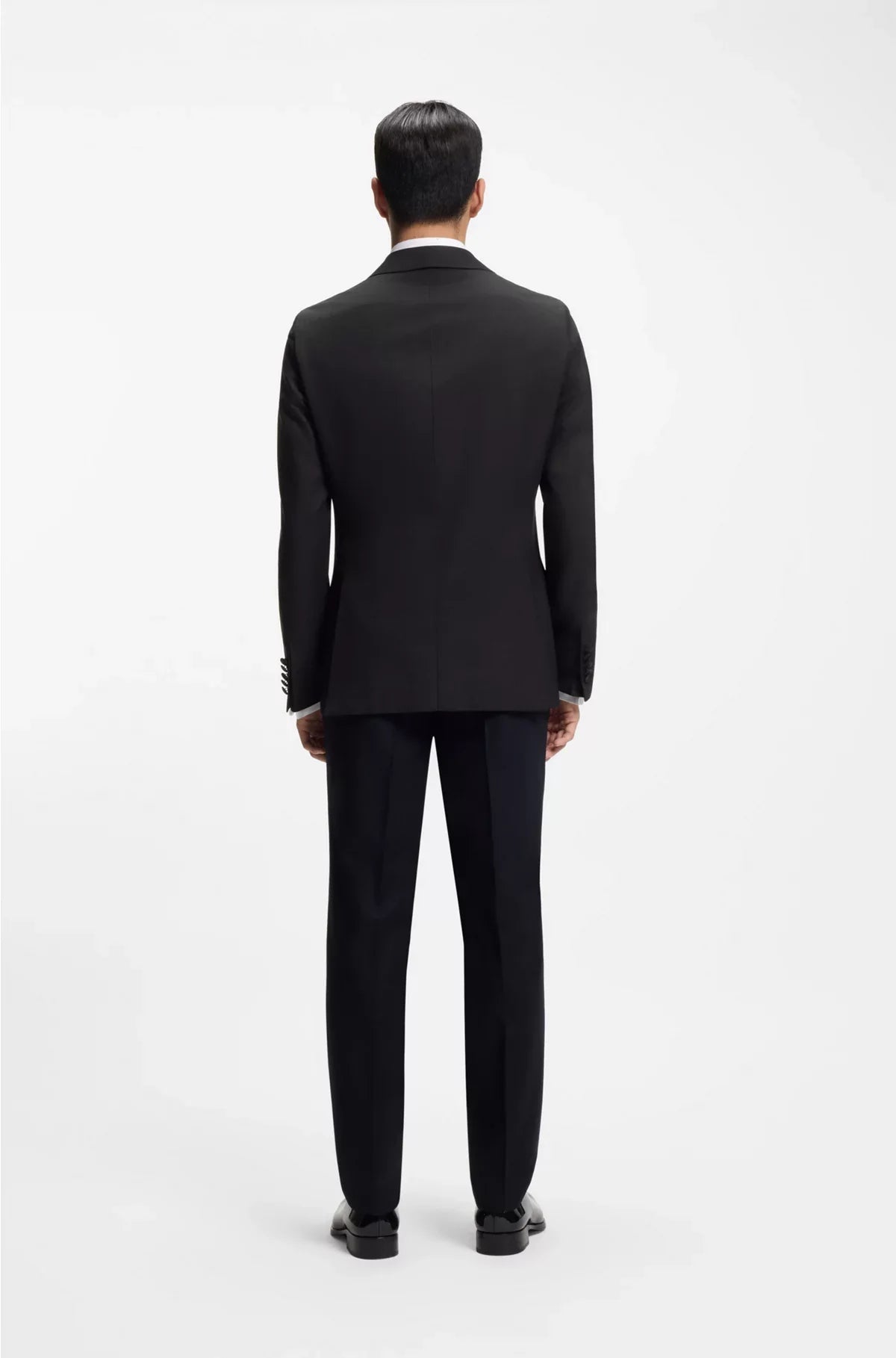 DOUBLE-BREASTED TUXEDO JACKET IN SILK