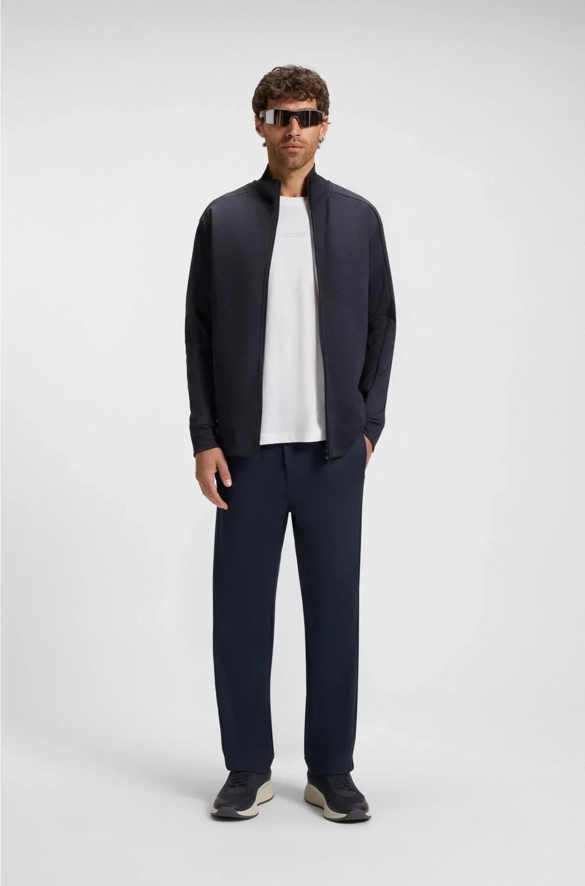 PANTALONI DELLA TUTA REGULAR-FIT IN JACQUARD TRAPUNTATO