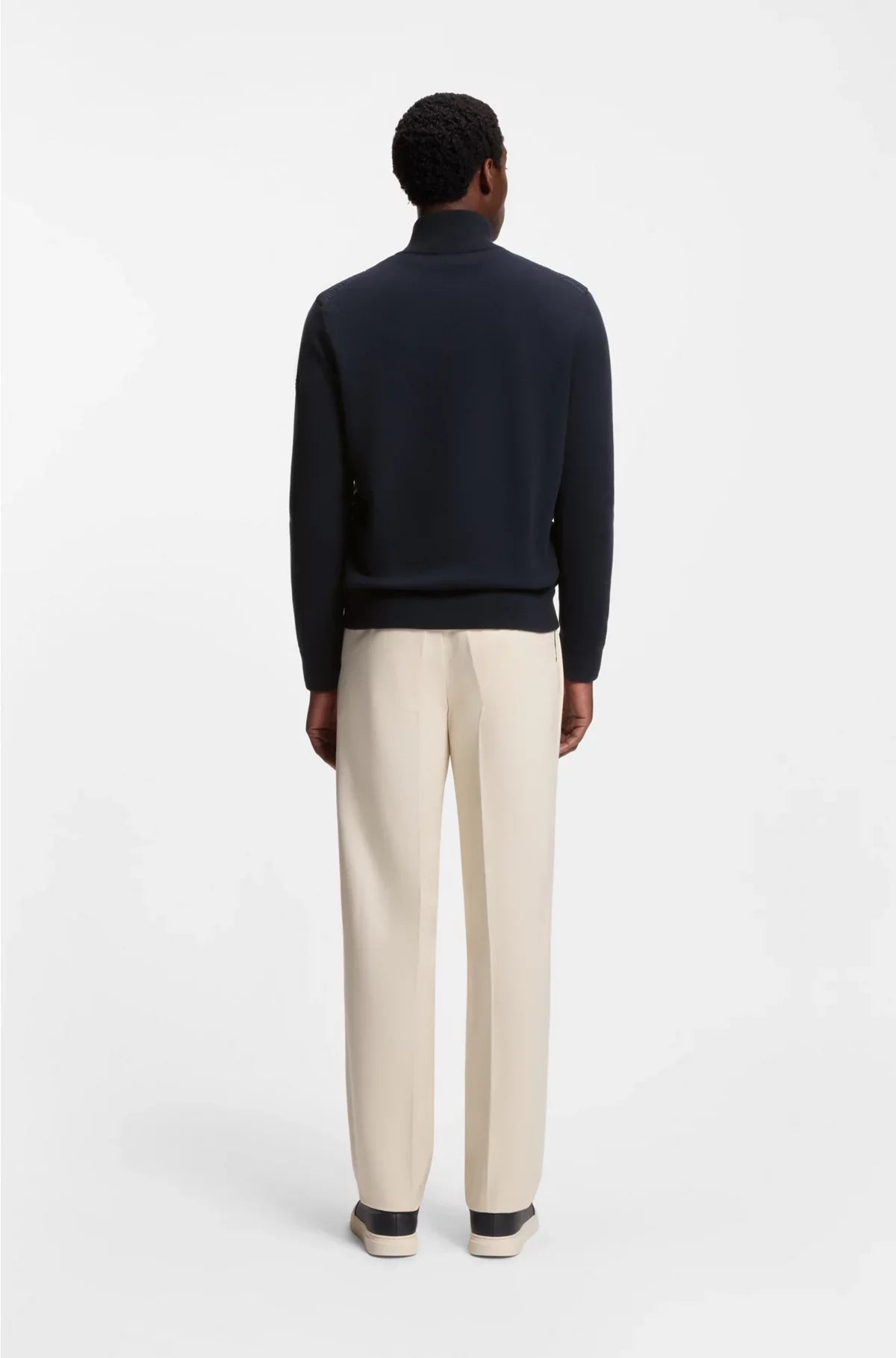 MIXED-MATERIAL JACKET WITH PADDED FRONT