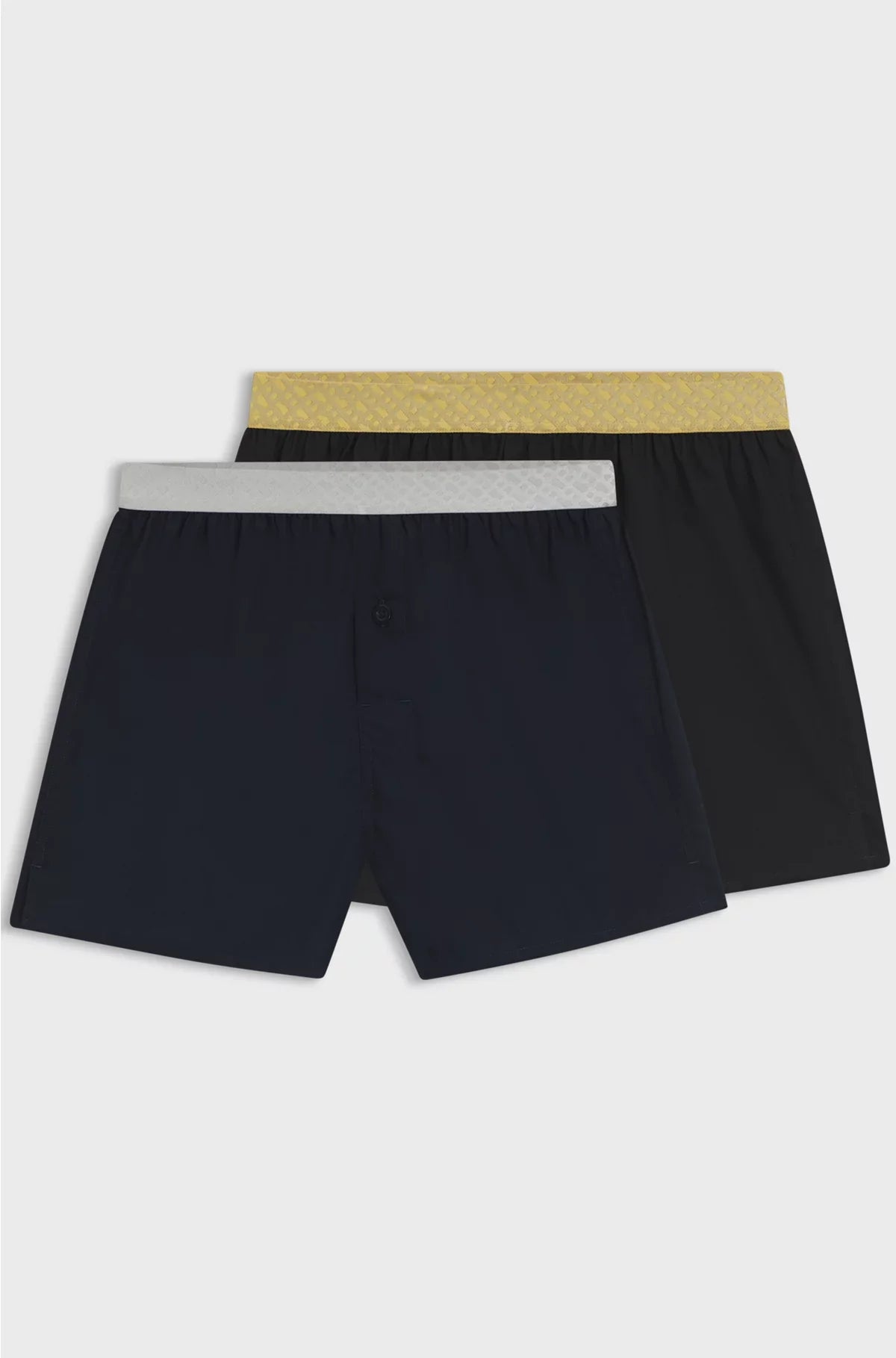DUE PAIA DI SHORTS PIGIAMA IN POPELINE DI COTONE