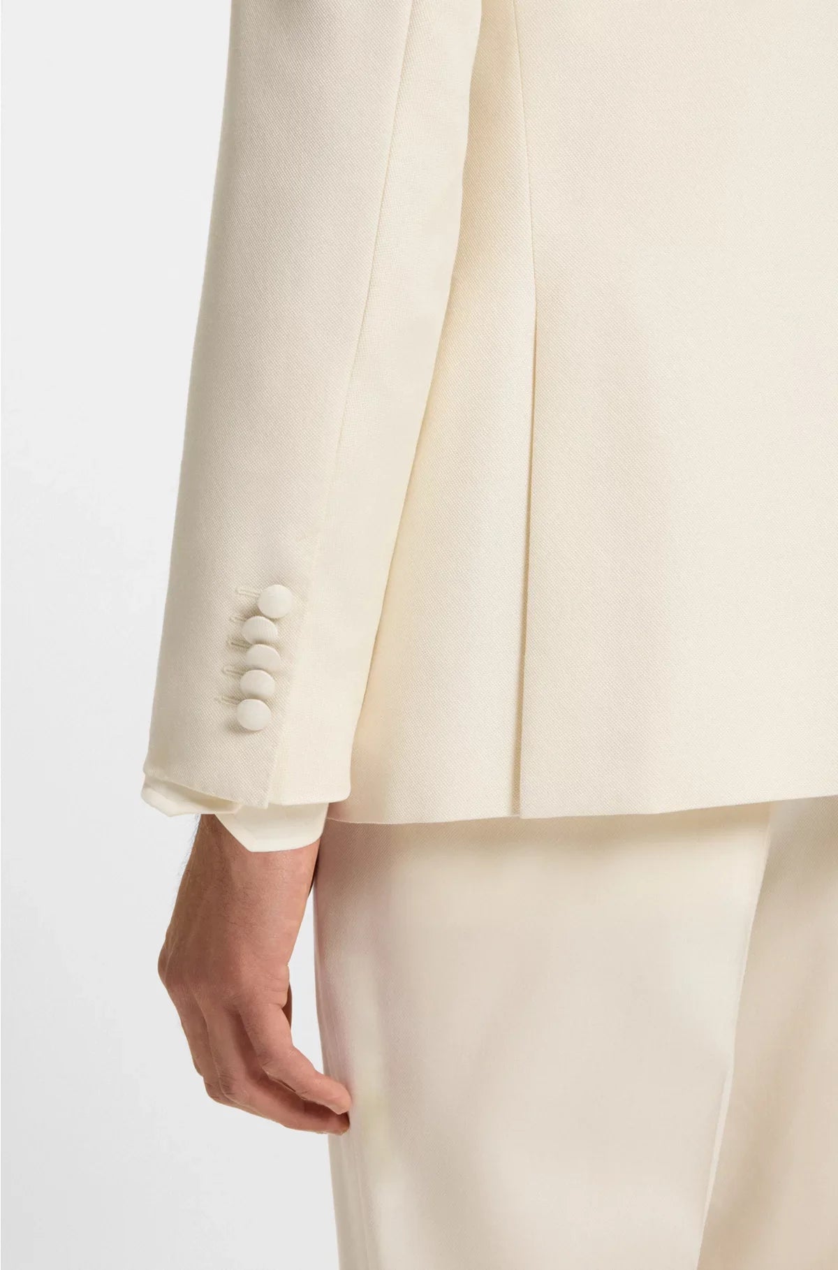 SLIM-FIT TUXEDO JACKET IN A SILK BLEND