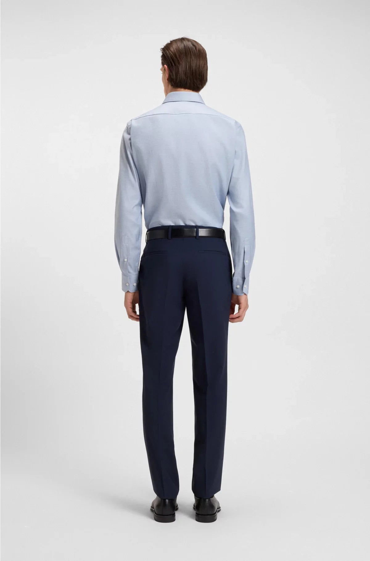 REGULAR-FIT SHIRT IN PRINTED COTTON TWILL