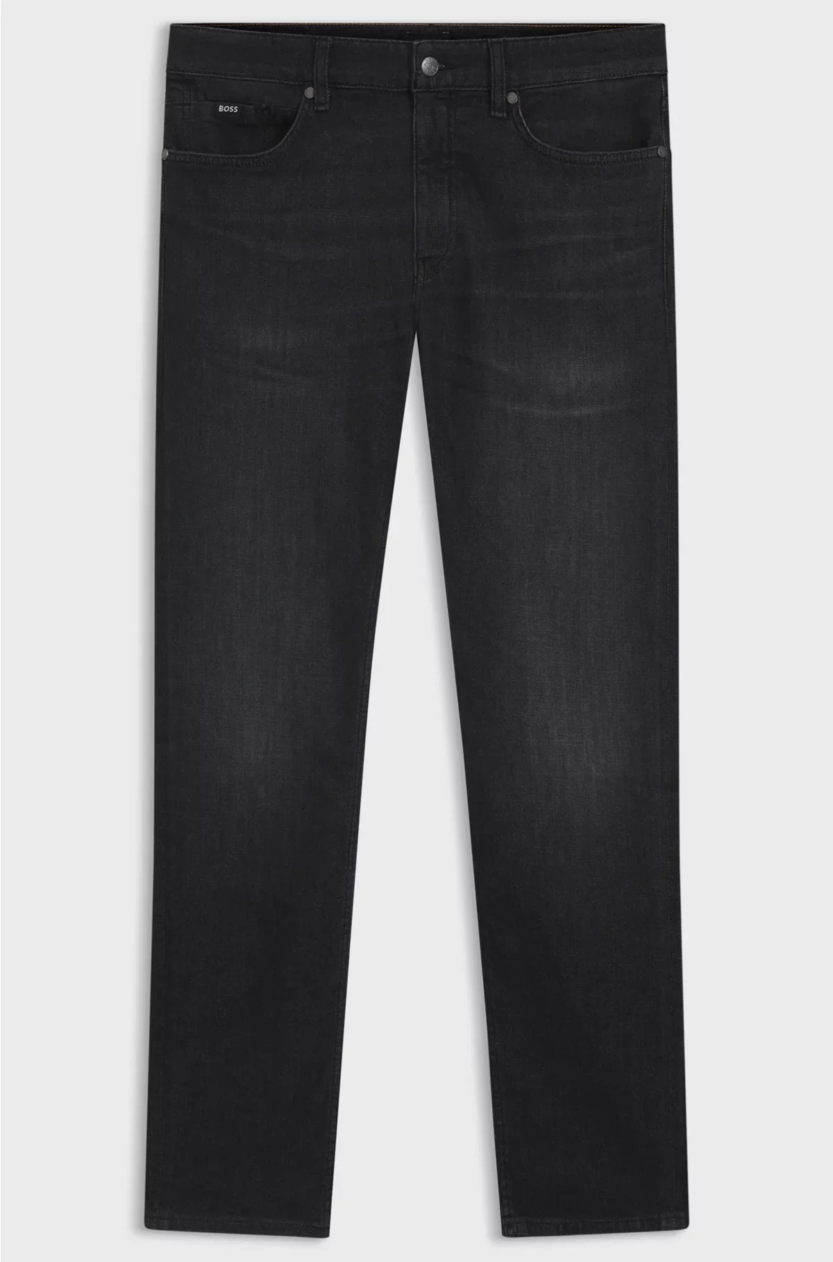DELAWARE SLIM-FIT JEANS IN BLACK ITALIAN-MADE DENIM