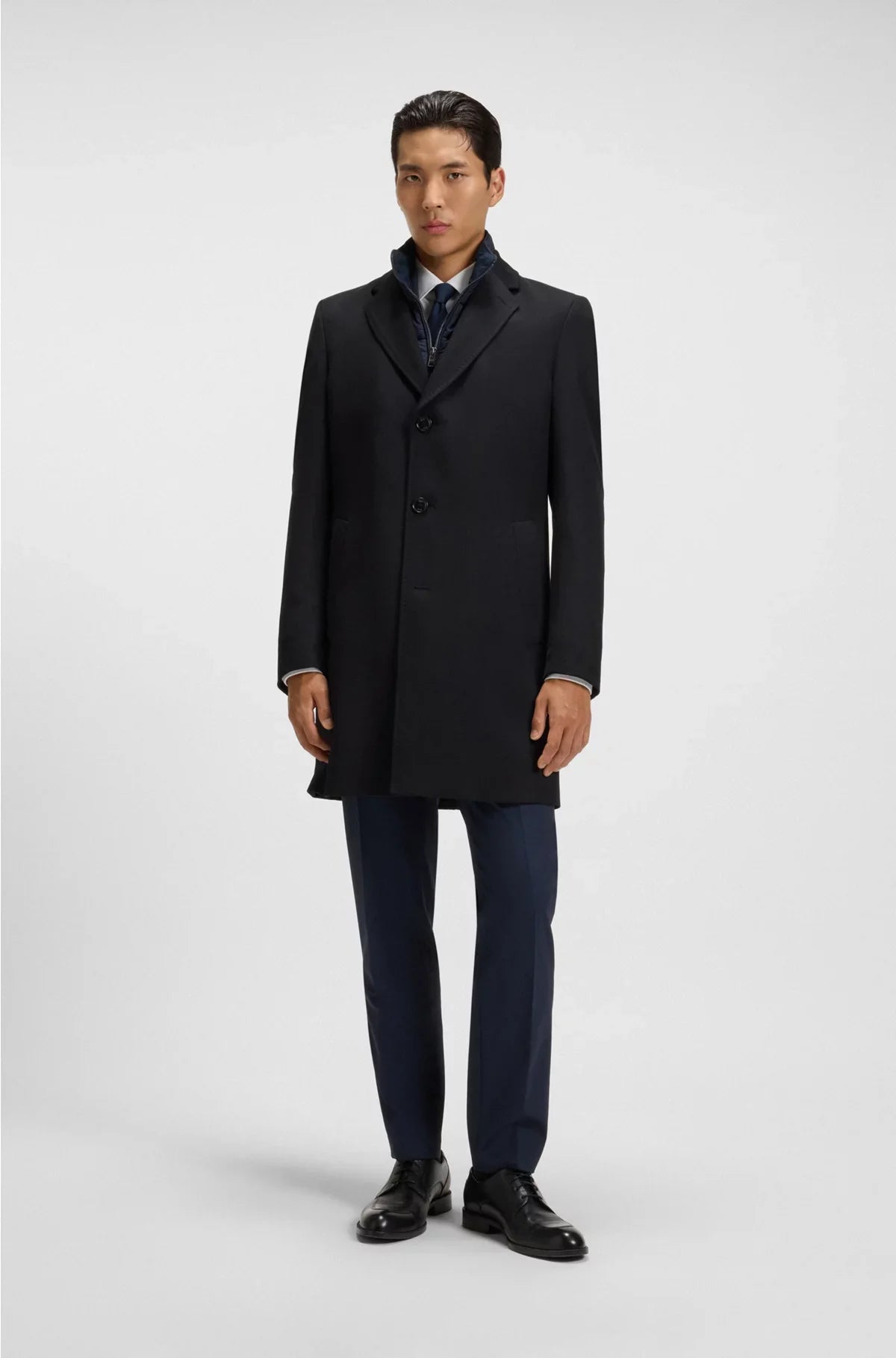 CAPPOTTO SLIM-FIT IDROREPELLENTE CON INTERNO STACCABILE