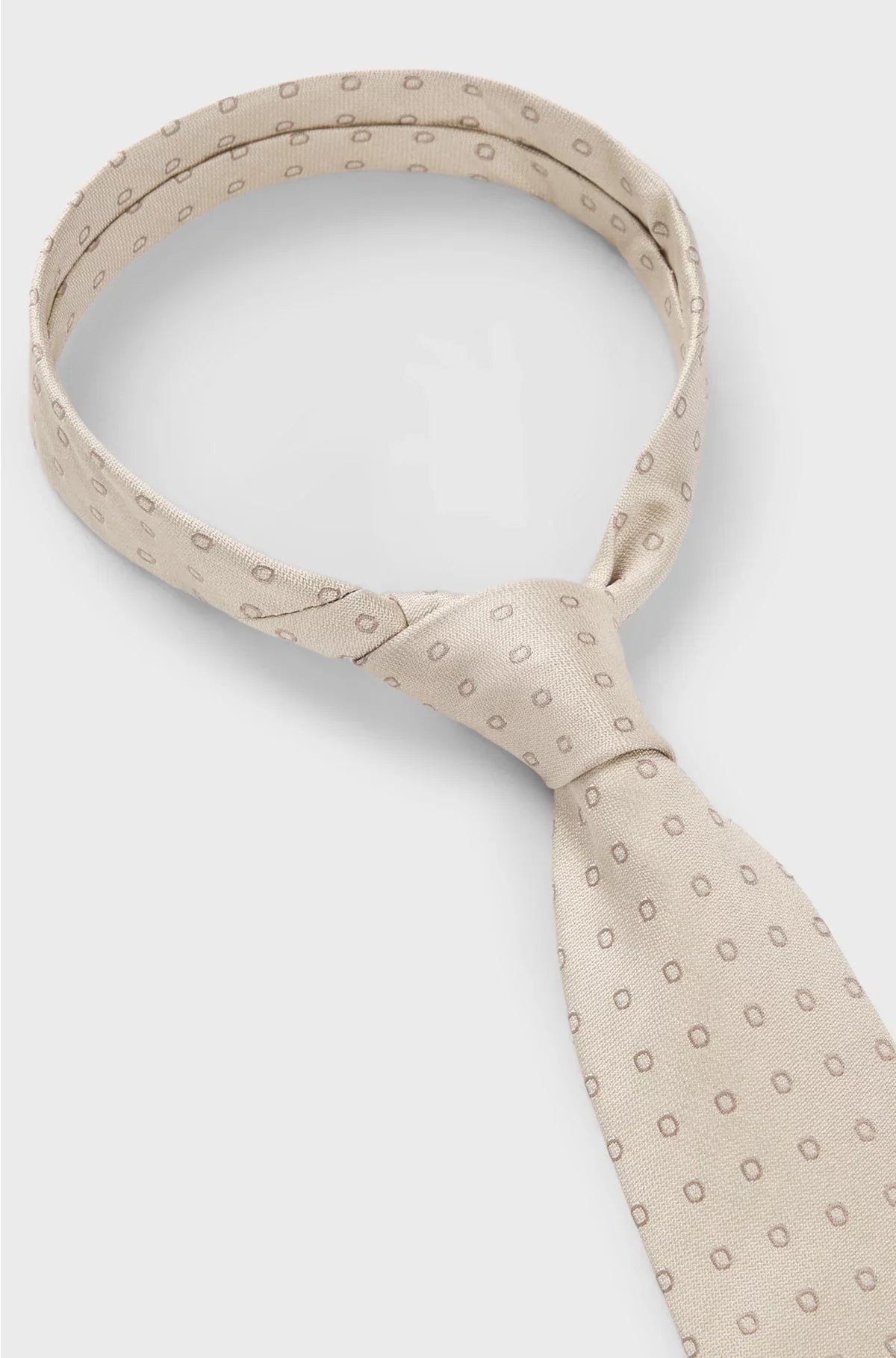 CRAVATTA IN JACQUARD DI SETA MADE IN ITALY