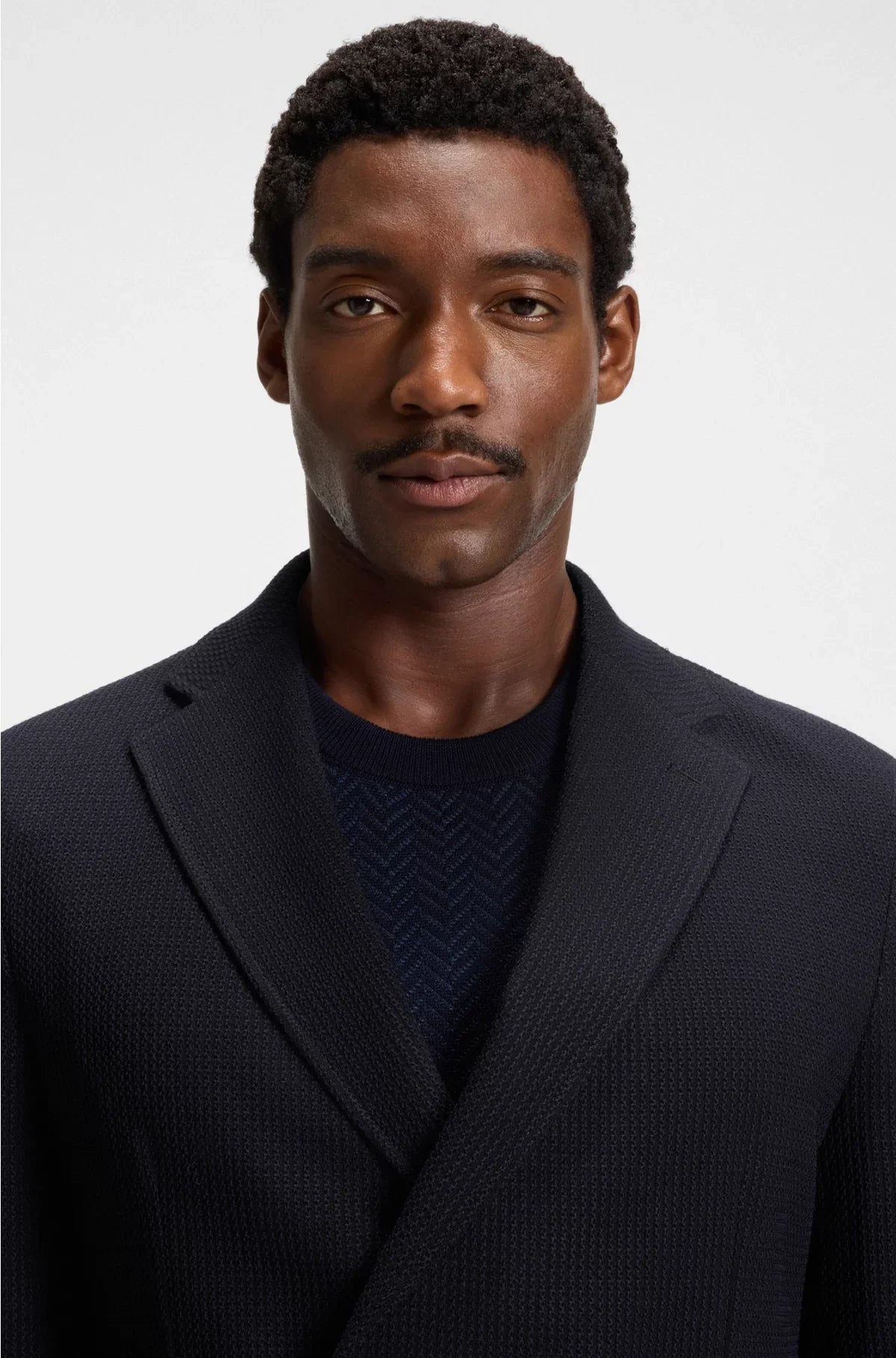 SLIM-FIT BLAZER INMICRO-PATTERNED STRETCH WOOL