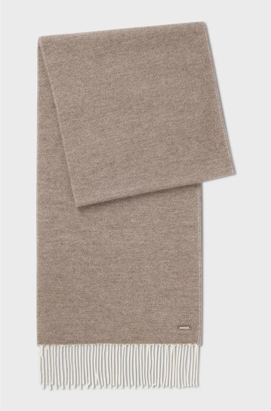 DOUBLE-FACED CASHMERE SCARF