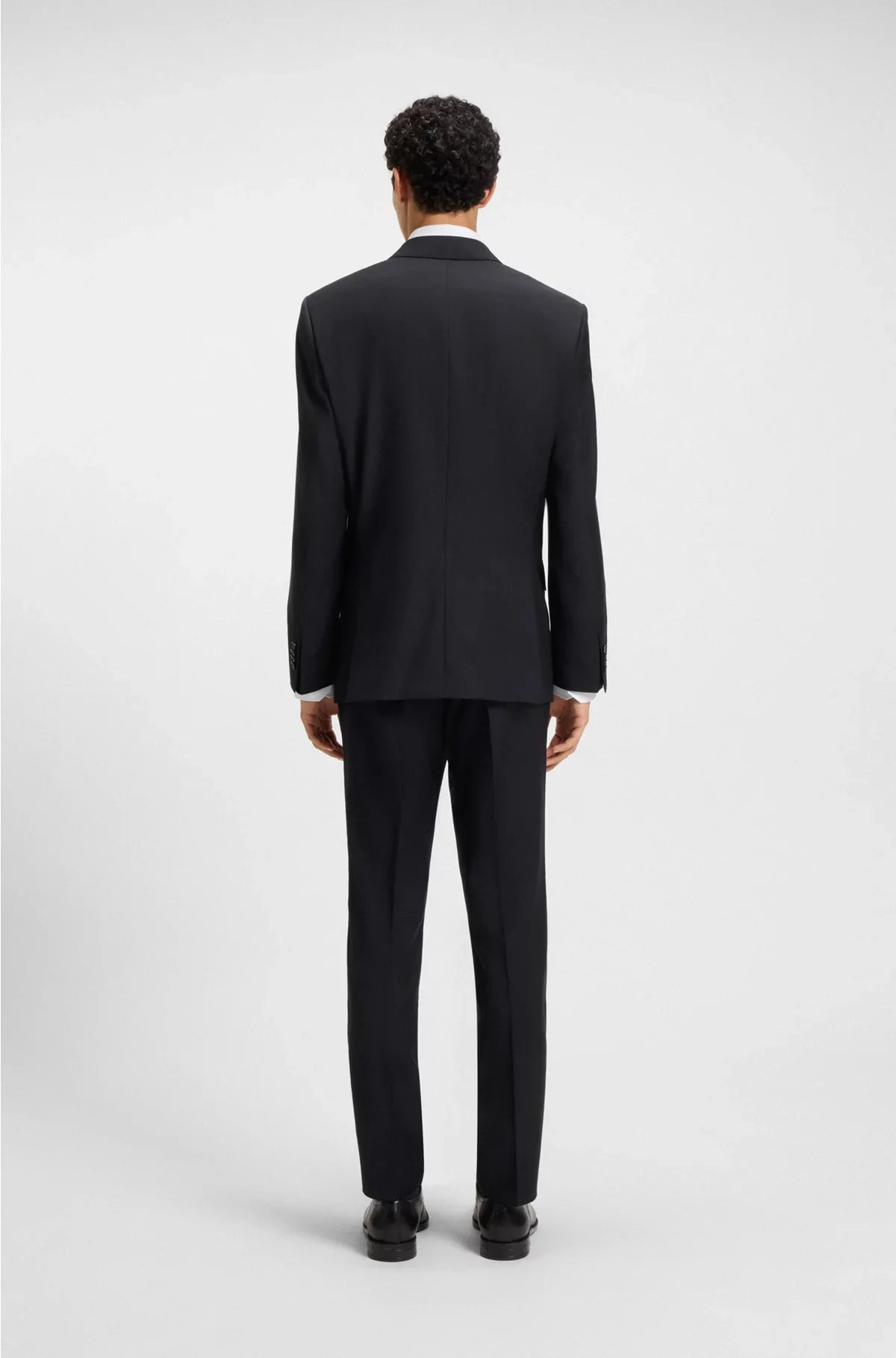 ABITO DUE PEZZI SLIM-FIT IN PURA LANA VERGINE A RIGHE GESSATE