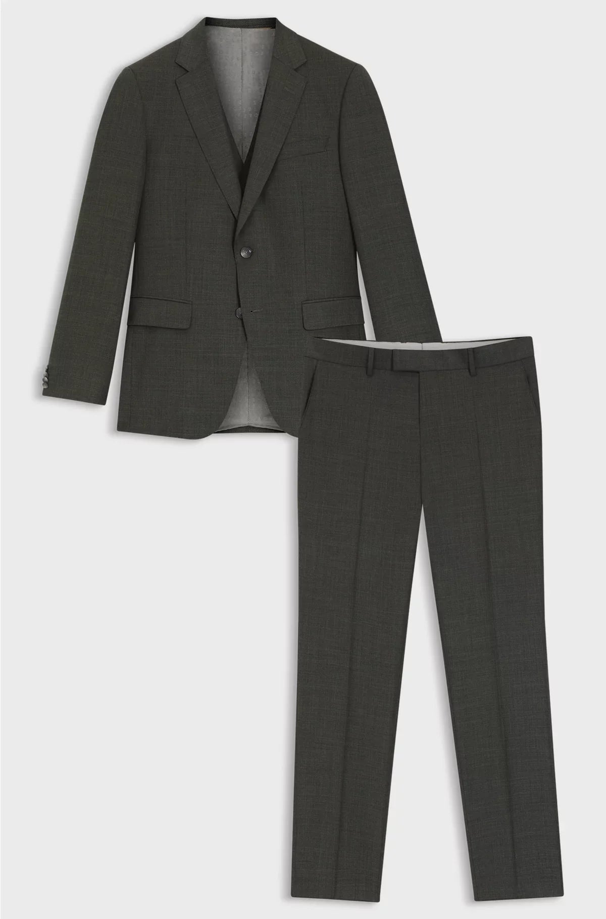 ABITO TRE PEZZI SLIM FIT IN LANA STRETCH FANTASIA