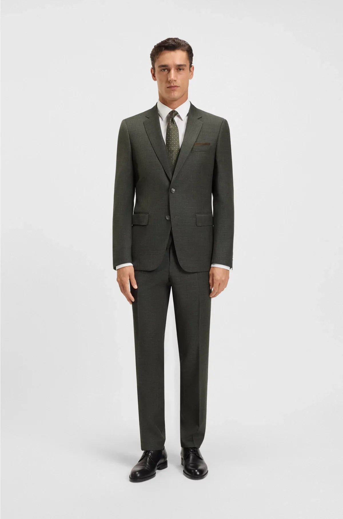 ABITO TRE PEZZI SLIM FIT IN LANA STRETCH FANTASIA