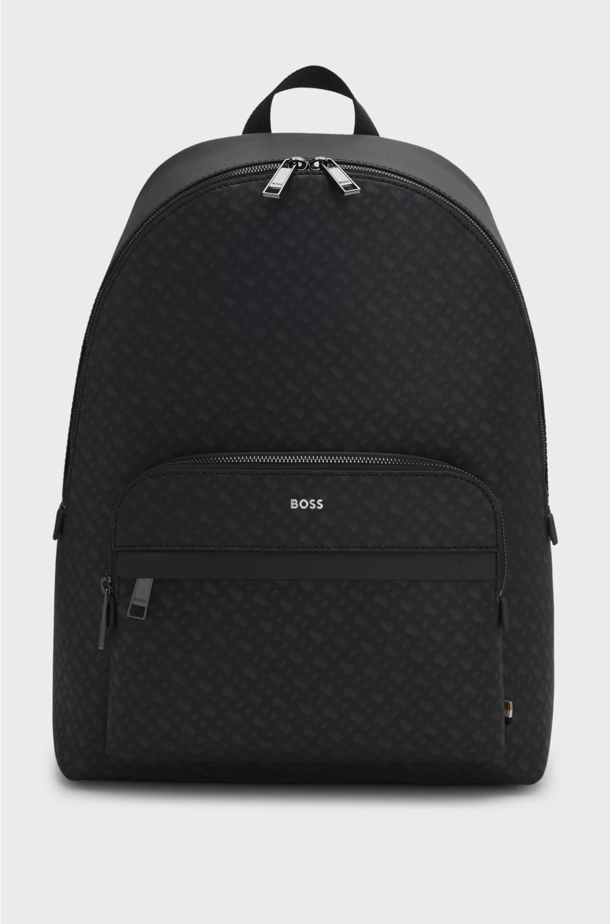 MONOGRAM BACKPACK WITH FOIL-EMBOSSED LOGO