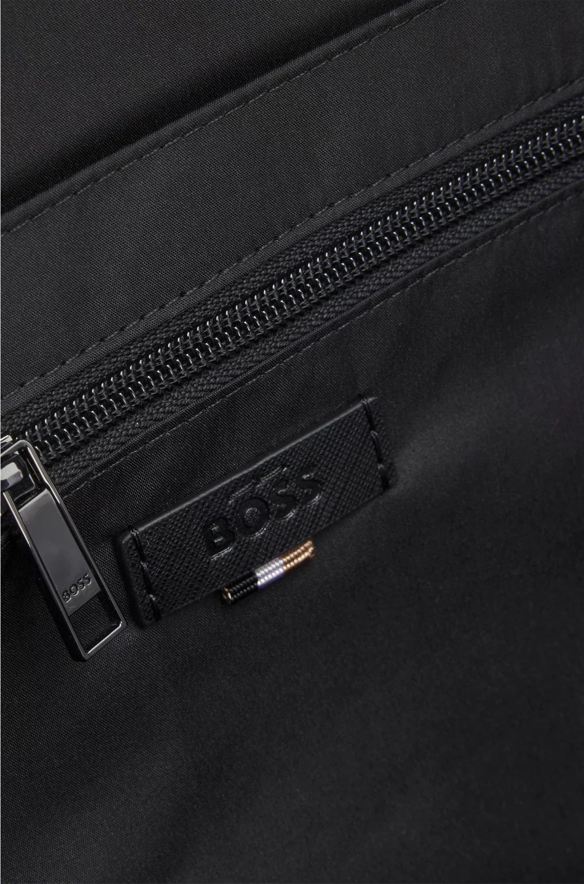 MONOGRAM BACKPACK WITH FOIL-EMBOSSED LOGO