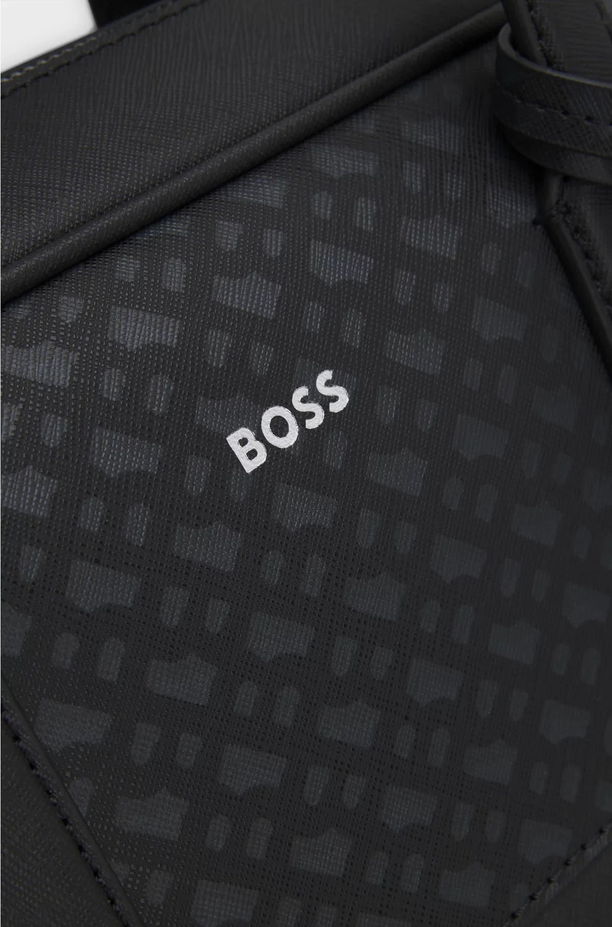 MONOGRAM DOCUMENT CASE WITH FOIL-EMBOSSED LOGO