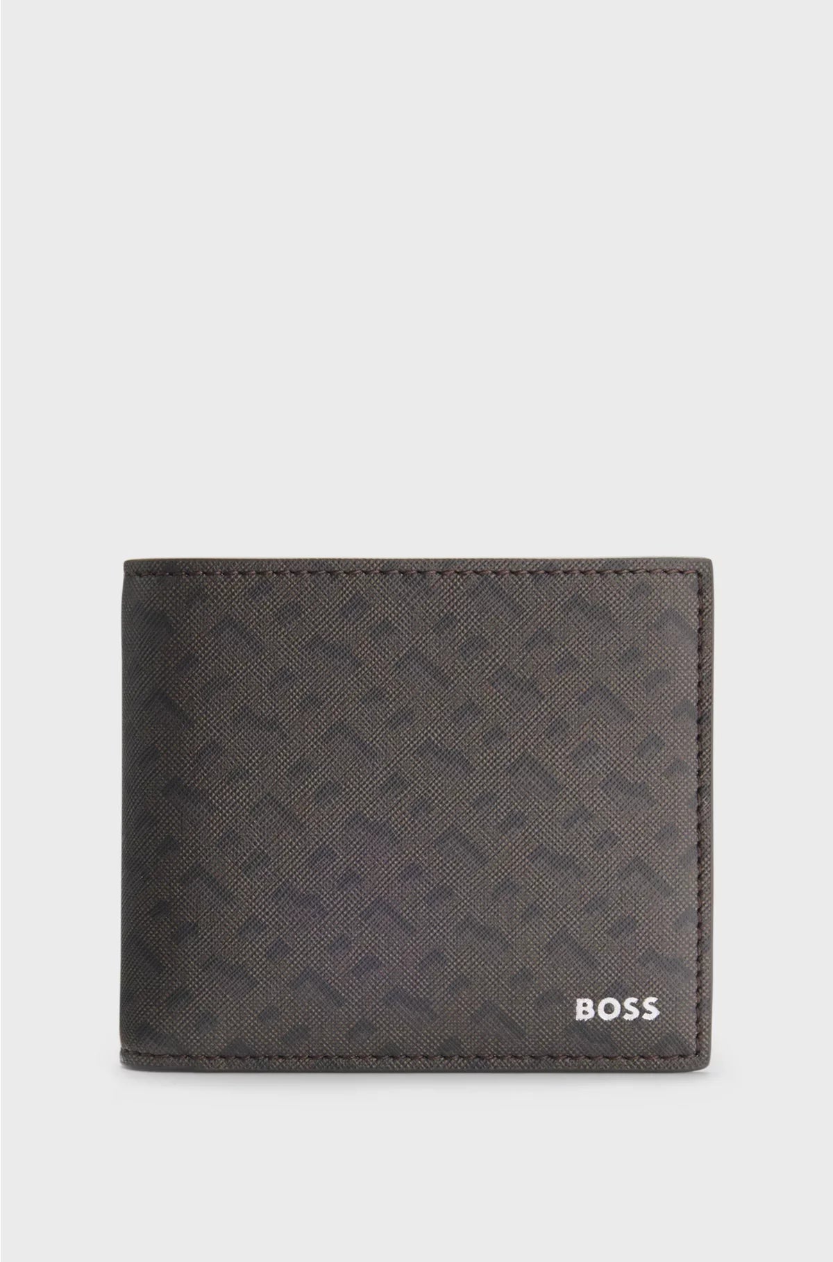 MONOGRAM WALLET WITH FOIL-EMBOSSED LOGO
