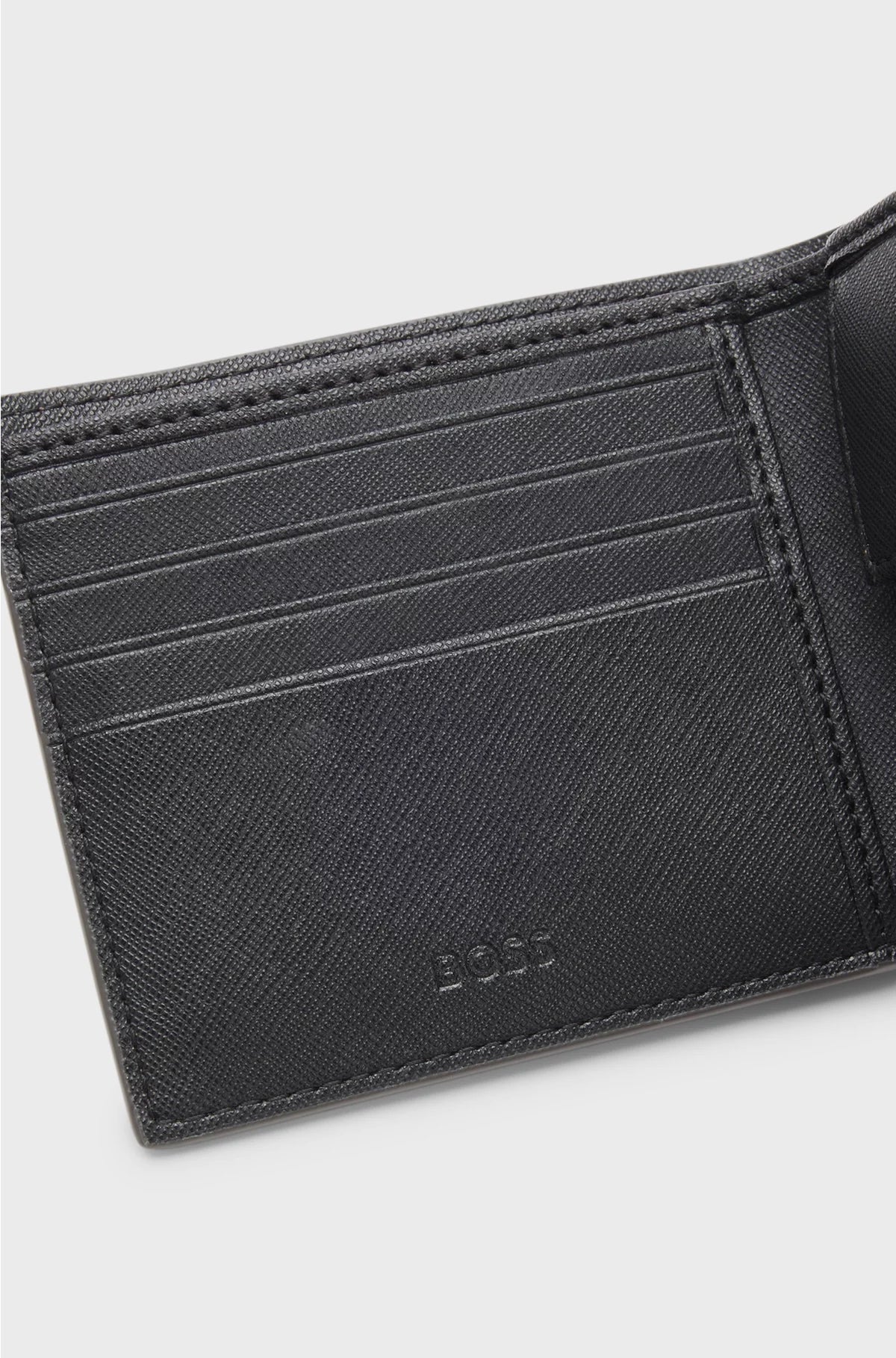MONOGRAM WALLET WITH FOIL-EMBOSSED LOGO