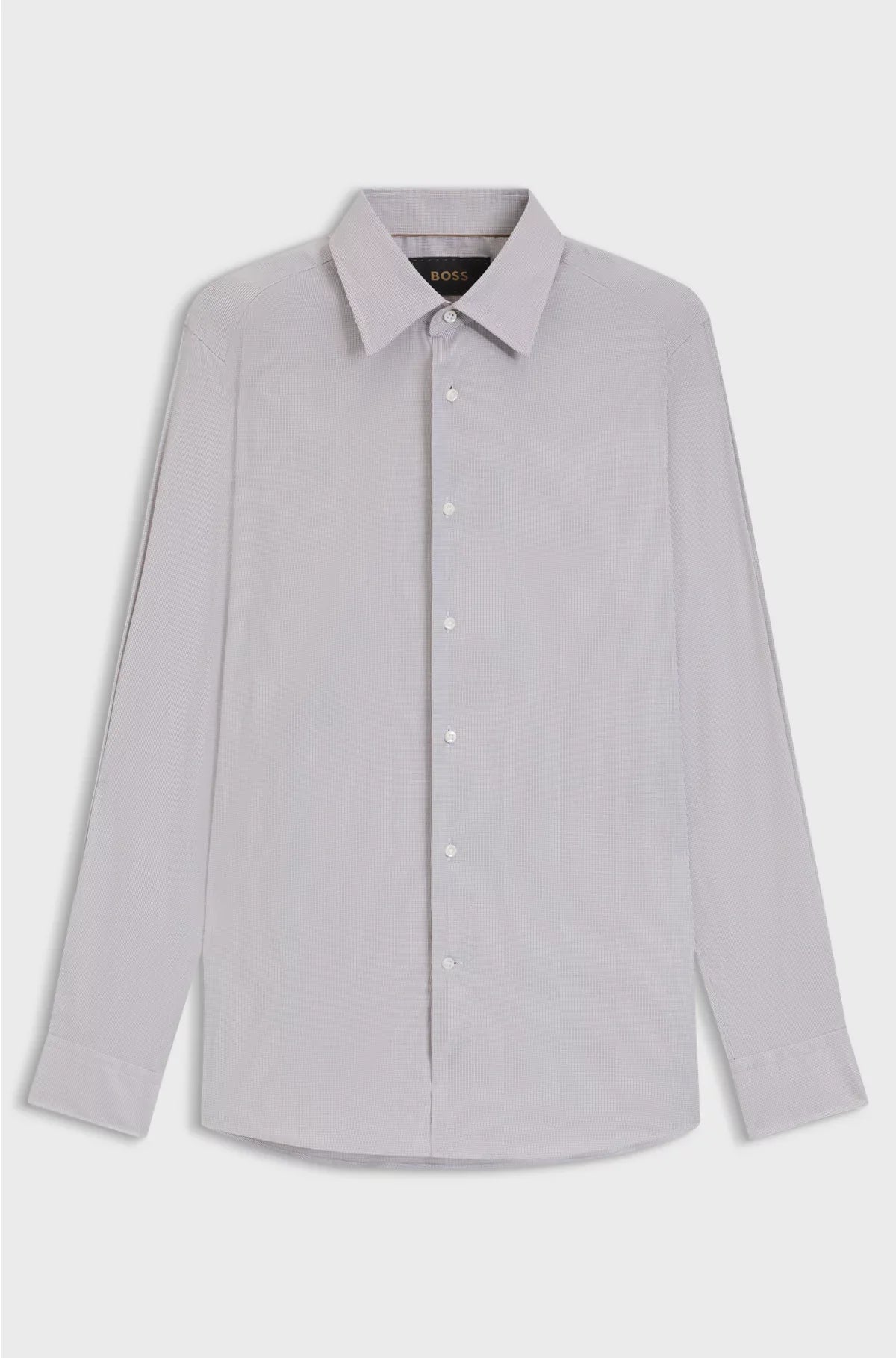 SLIM-FIT SHIRT IN AN ITALIAN-MADE COTTON BLEND