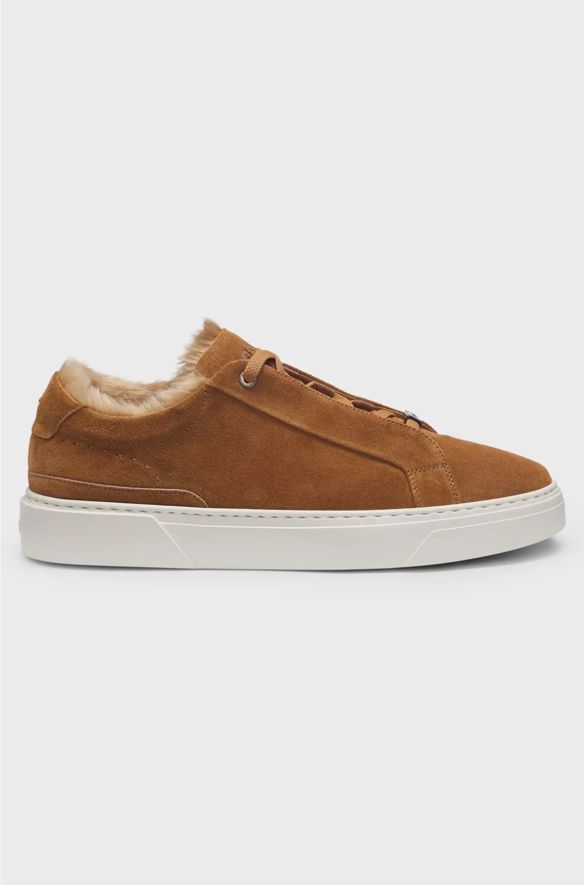 GARY SUEDE TRAINERS WITH MOHAIR LINING