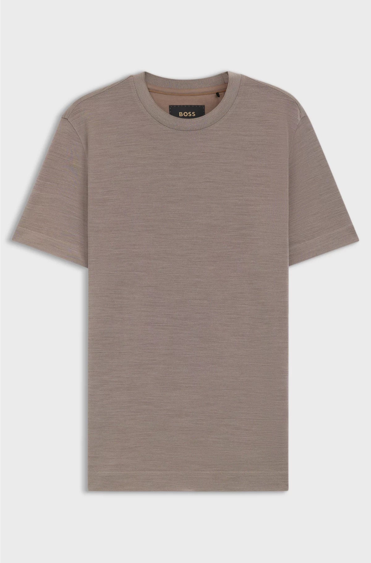 REGULAR-FIT T-SHIRT IN SILK AND WOOL
