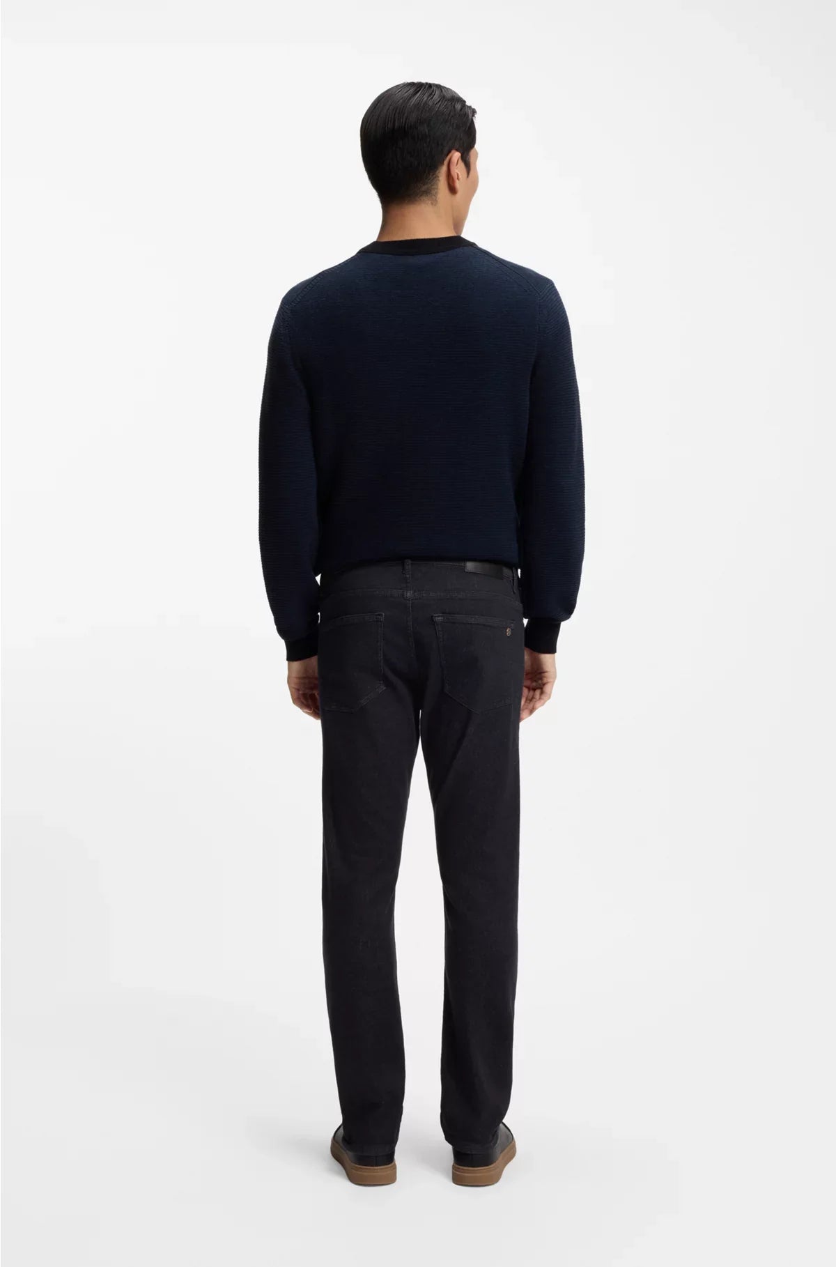 DELAWARE SLIM-FIT JEANS IN DARK-BLUE SOFT-MOTION DENIM
