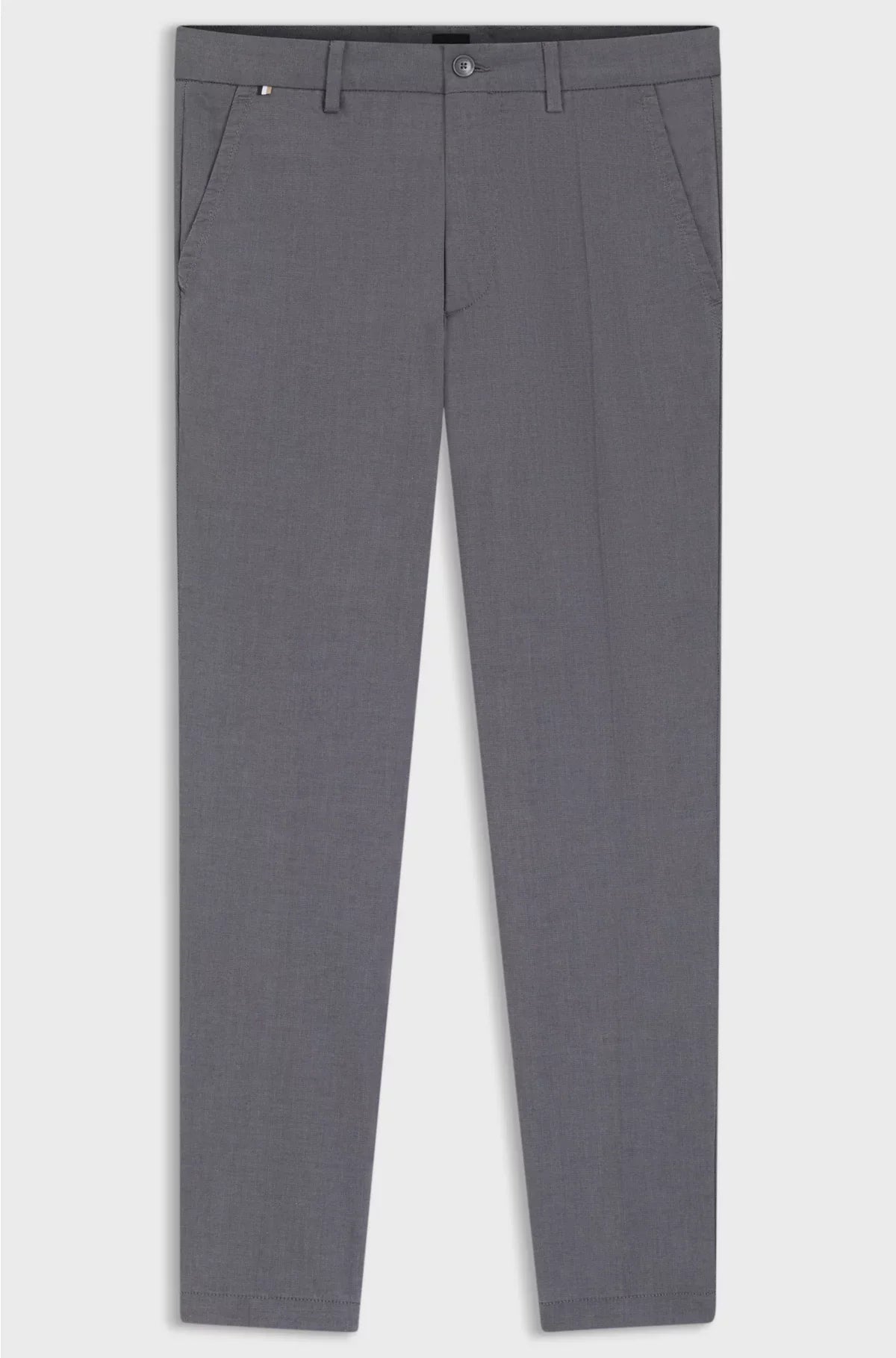 SLIM-FIT TROUSERS IN STRETCH-COTTON DOBBY
