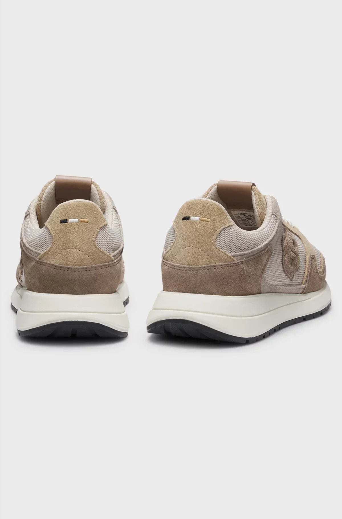 SUEDE TRAINERS WITH DOUBLE B MONOGRAM