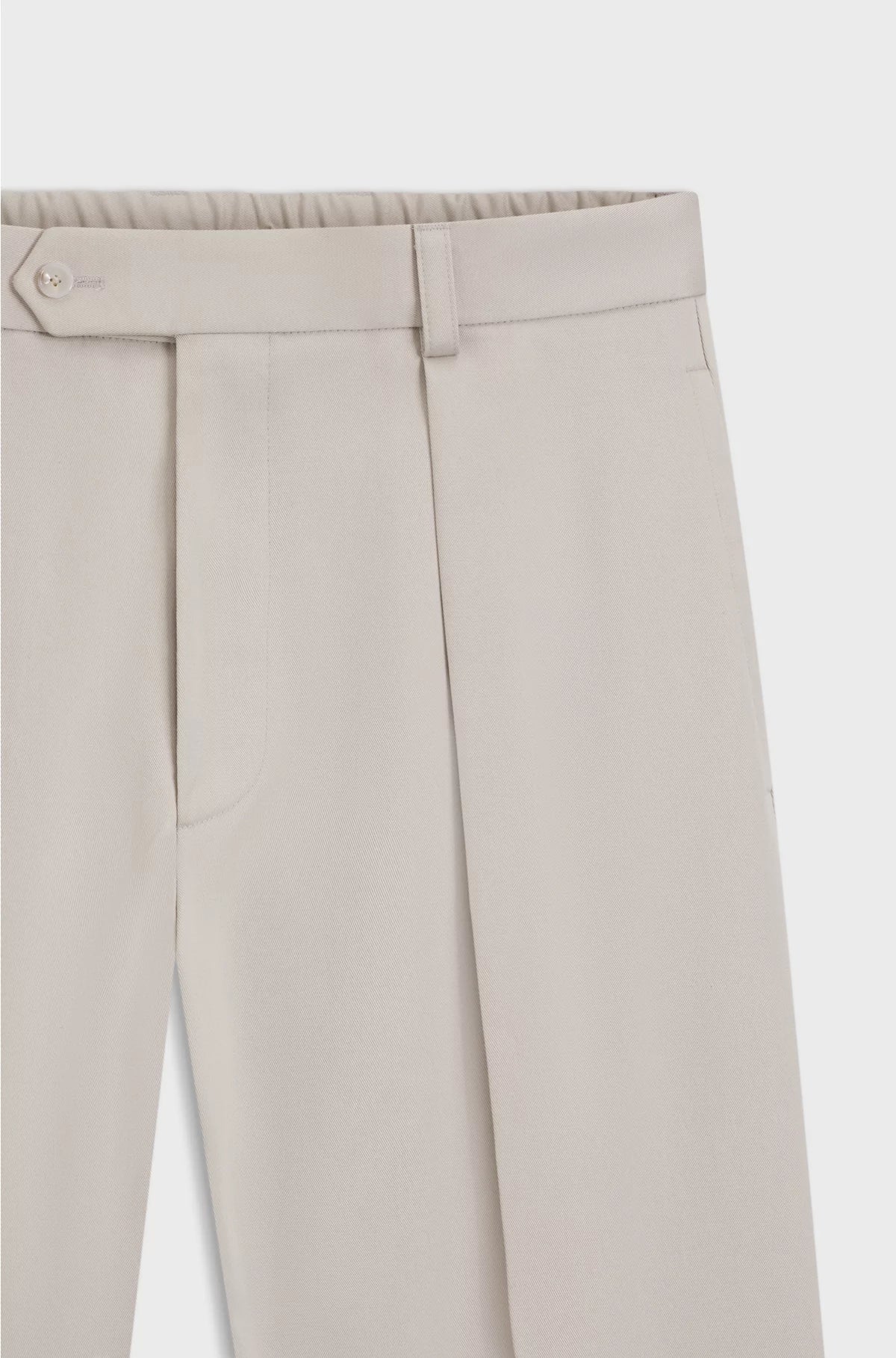 MICRO-PATTERNED TROUSERS IN COTTON