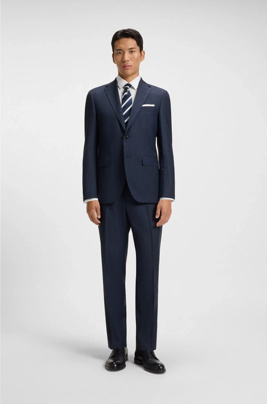 TWO-PIECE REGULAR-FIT SUIT IN VIRGIN WOOL