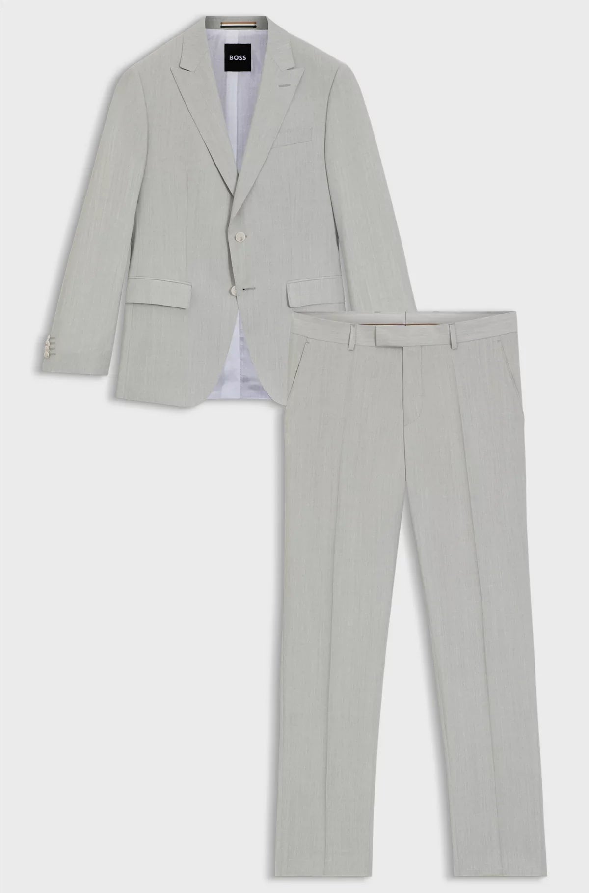 COMPLETO DUE PEZZI SLIM-FIT IN PURA LANA VERGINE FANTASIA