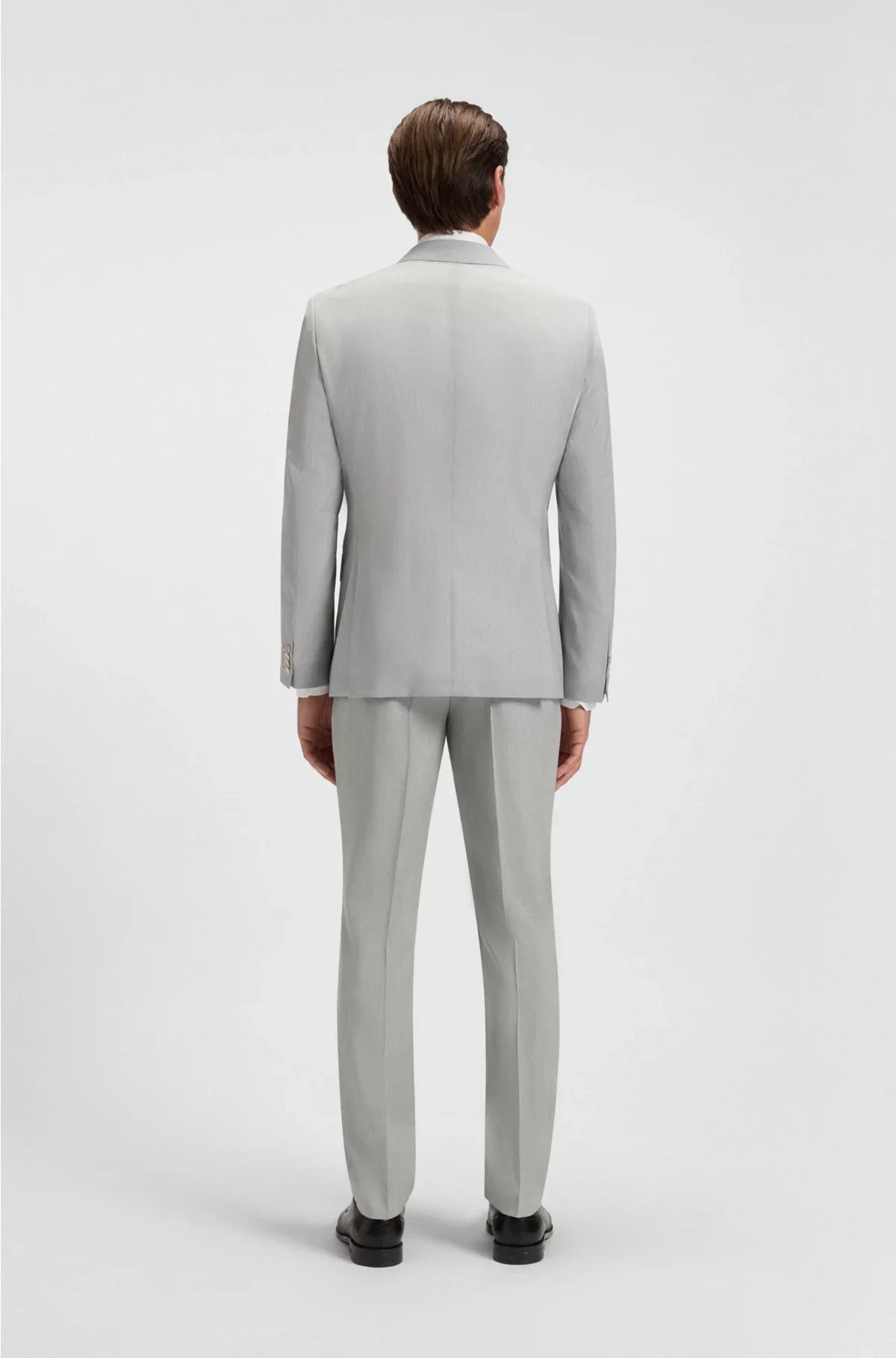 COMPLETO DUE PEZZI SLIM-FIT IN PURA LANA VERGINE FANTASIA