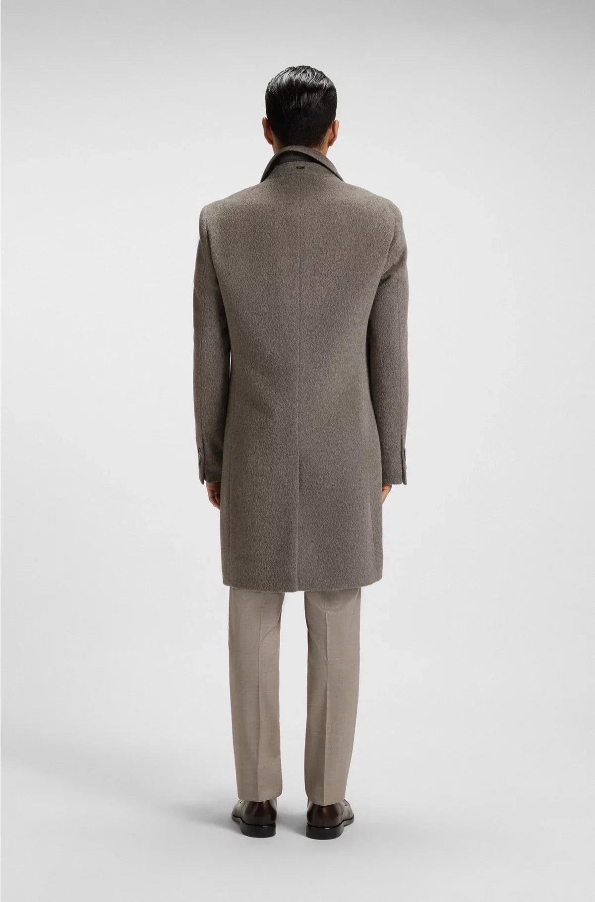 SLIM-FIT COAT IN AN ALPACA BLEND