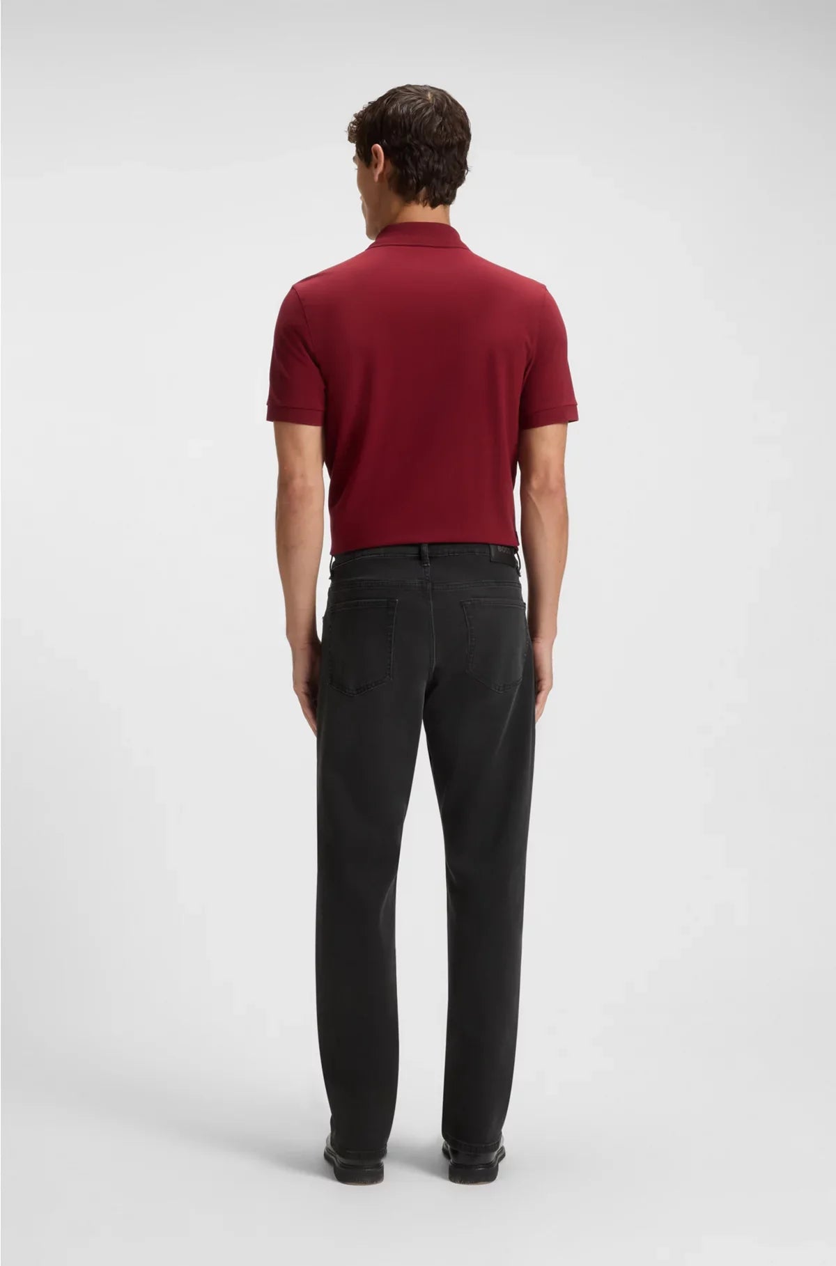 JEANS DALLA VESTIBILITÀ RILASSATA IN DENIM STRETCH NERO