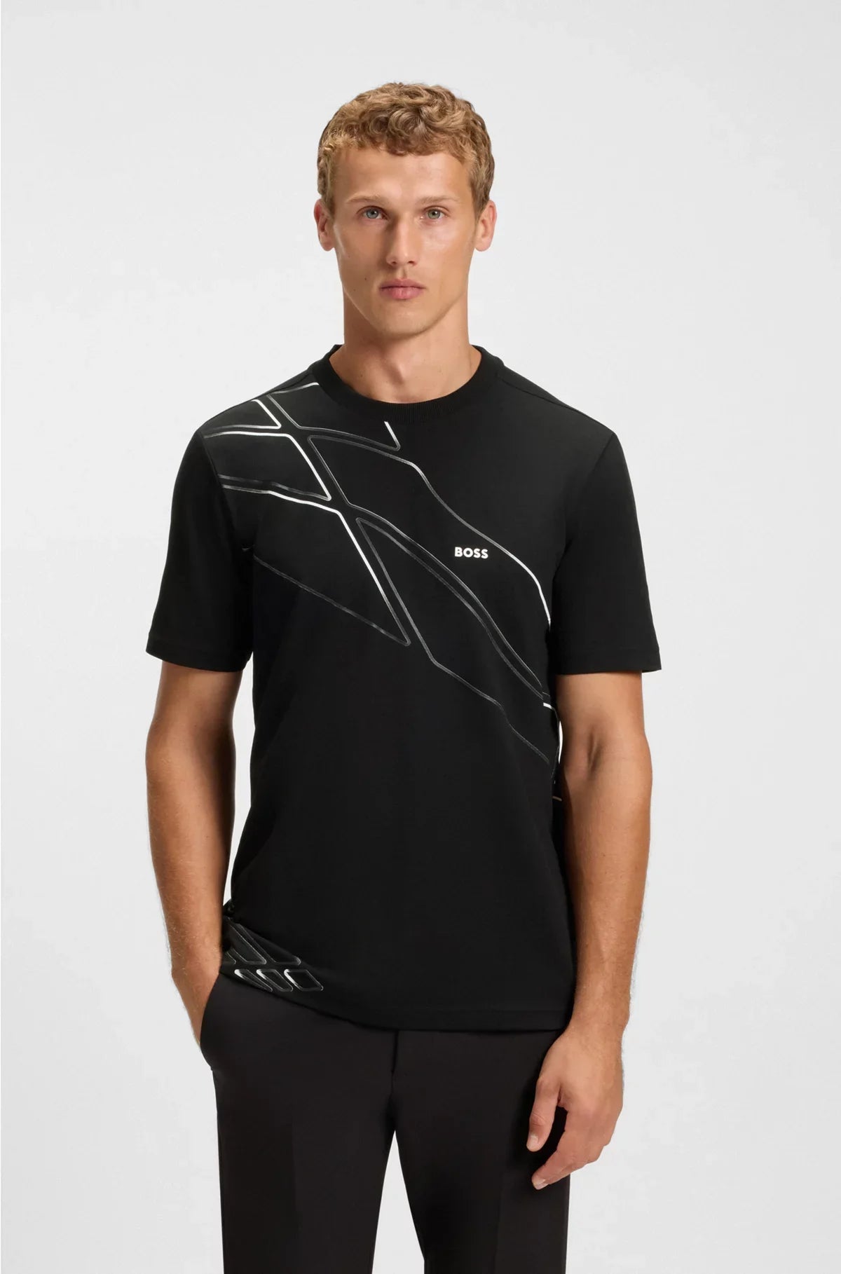 T-SHIRT ACTIVE IN PIQUÉ ELASTICIZZATO TRASPIRANTE