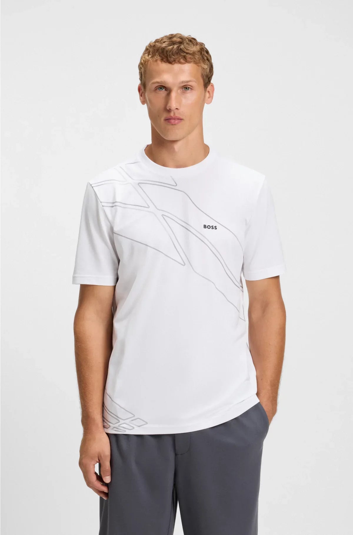 T-SHIRT ACTIVE IN PIQUÉ ELASTICIZZATO TRASPIRANTE