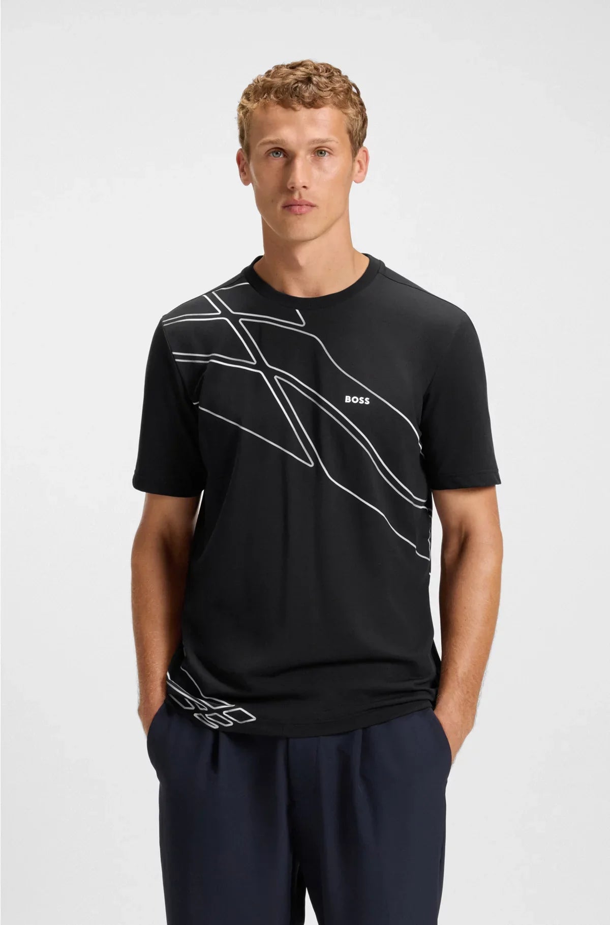 T-SHIRT ACTIVE IN PIQUÉ ELASTICIZZATO TRASPIRANTE