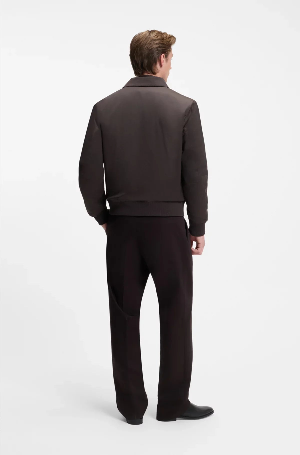 JACKET IN WATER-REPELLENT TWILL