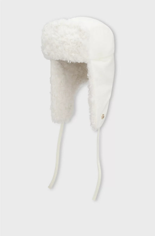 HAT WITH TEDDY TRIMS