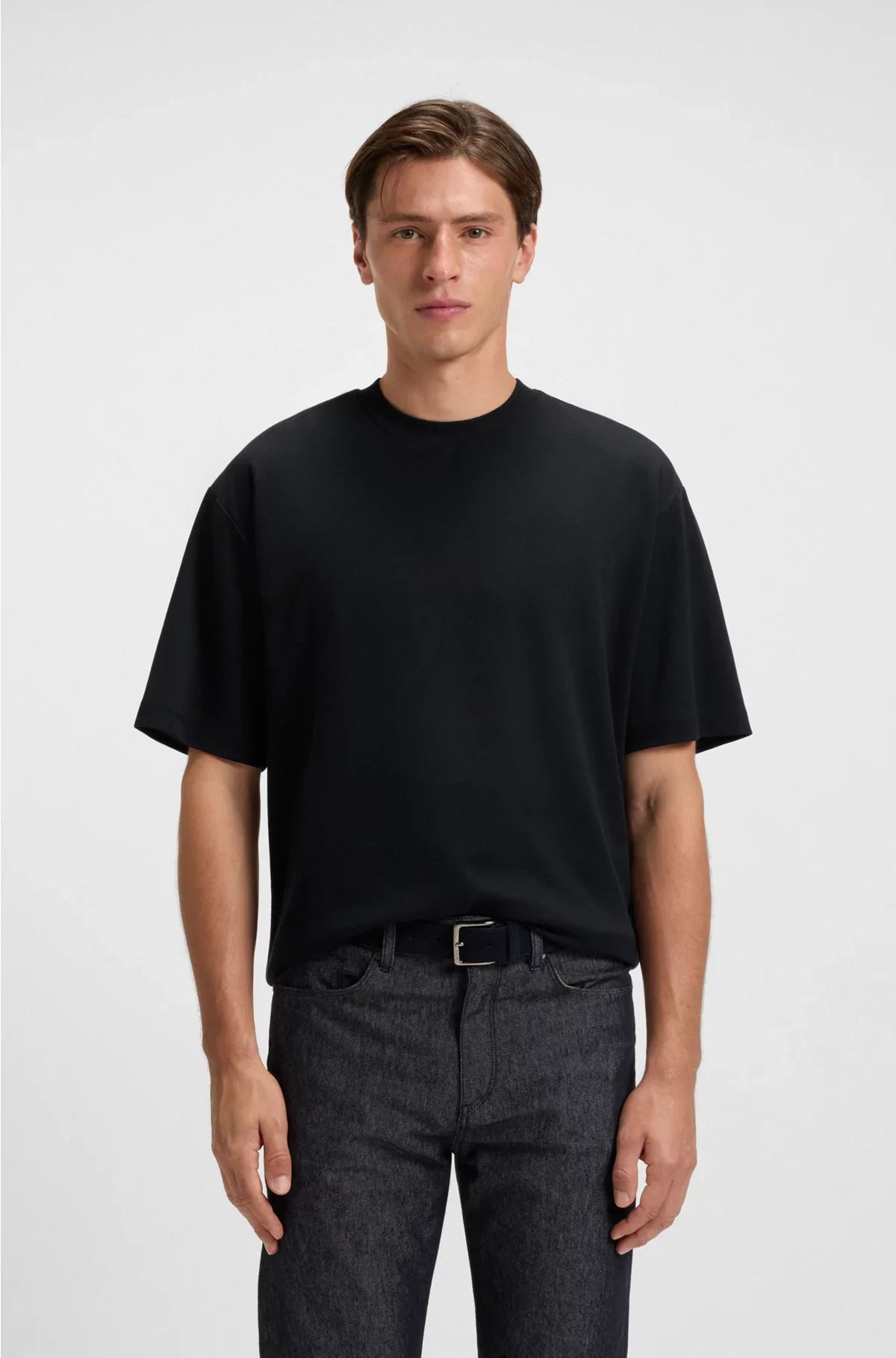 T-SHIRT IN MISTO COTONE DALLA VESTIBILITÀ RILASSATA