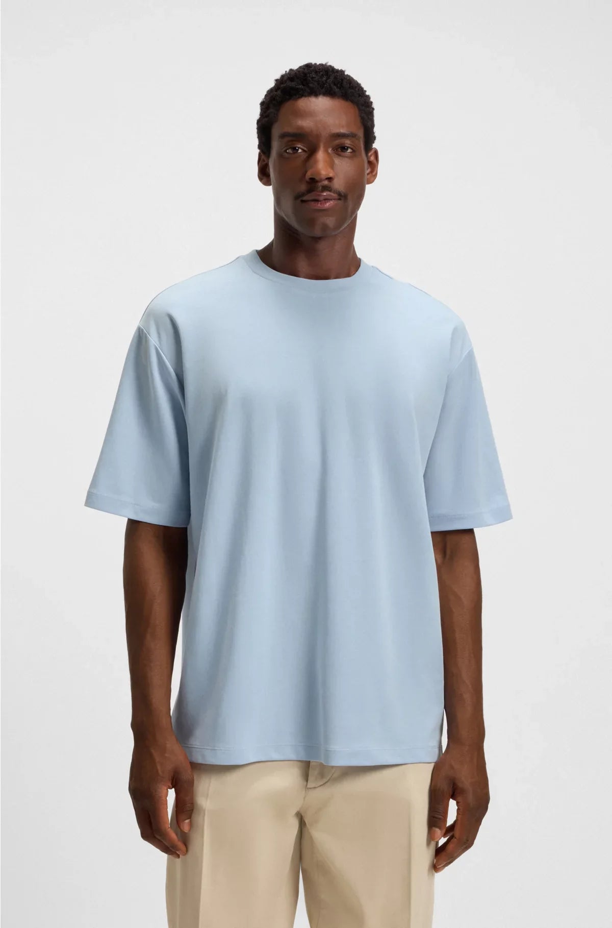 T-SHIRT IN MISTO COTONE DALLA VESTIBILITÀ RILASSATA