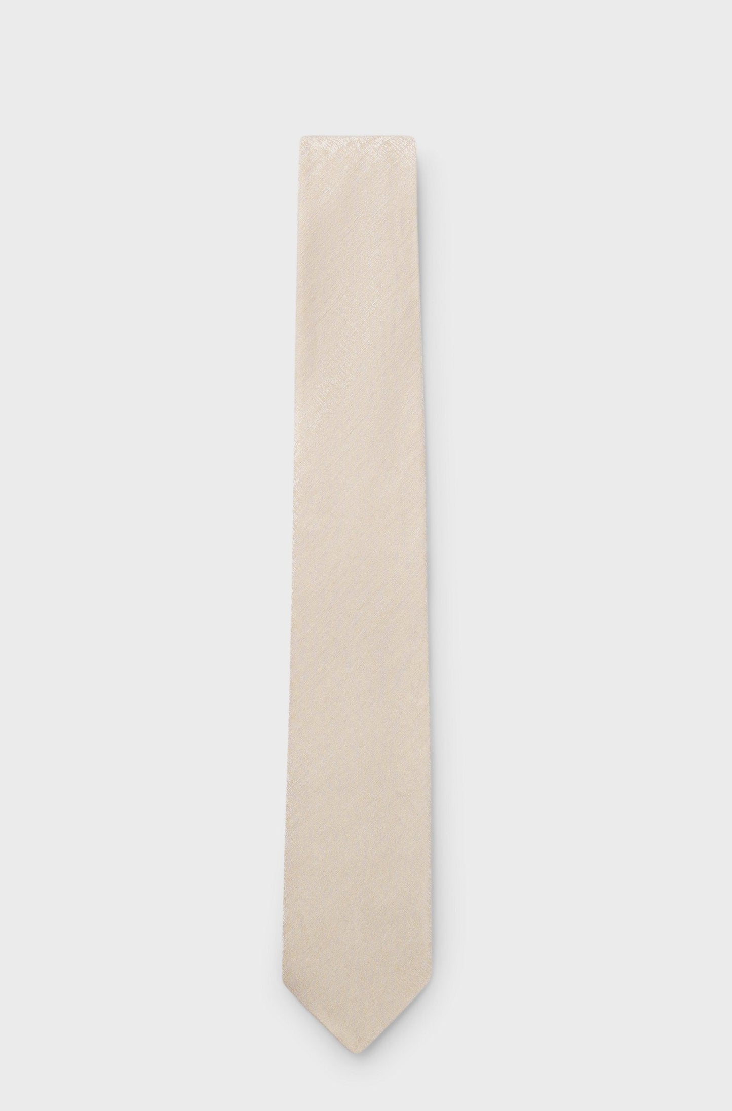 STRUCTURED TIE IN COTTON AND SILK