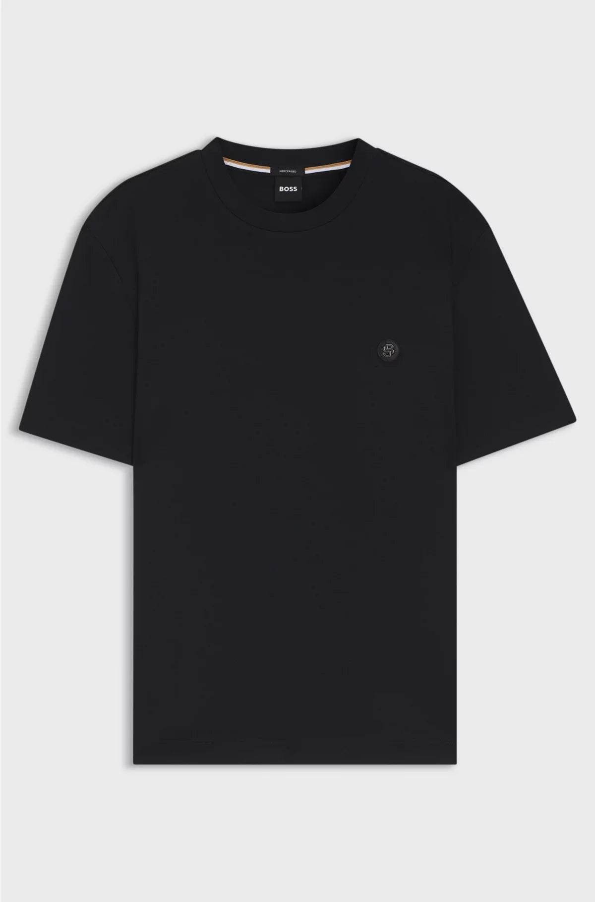 MERCERISED-COTTON T-SHIRT WITH DOUBLE B MONOGRAM