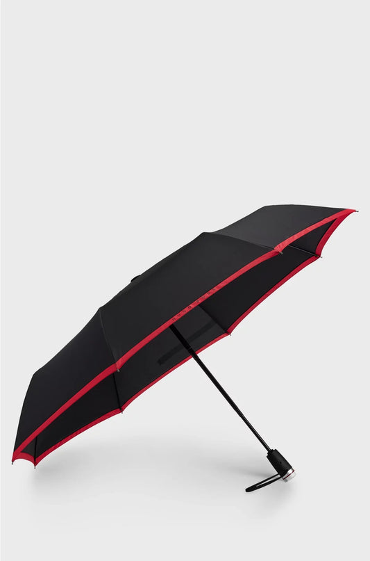 OMBRELLO TASCABILE CON BORDO ROSSO