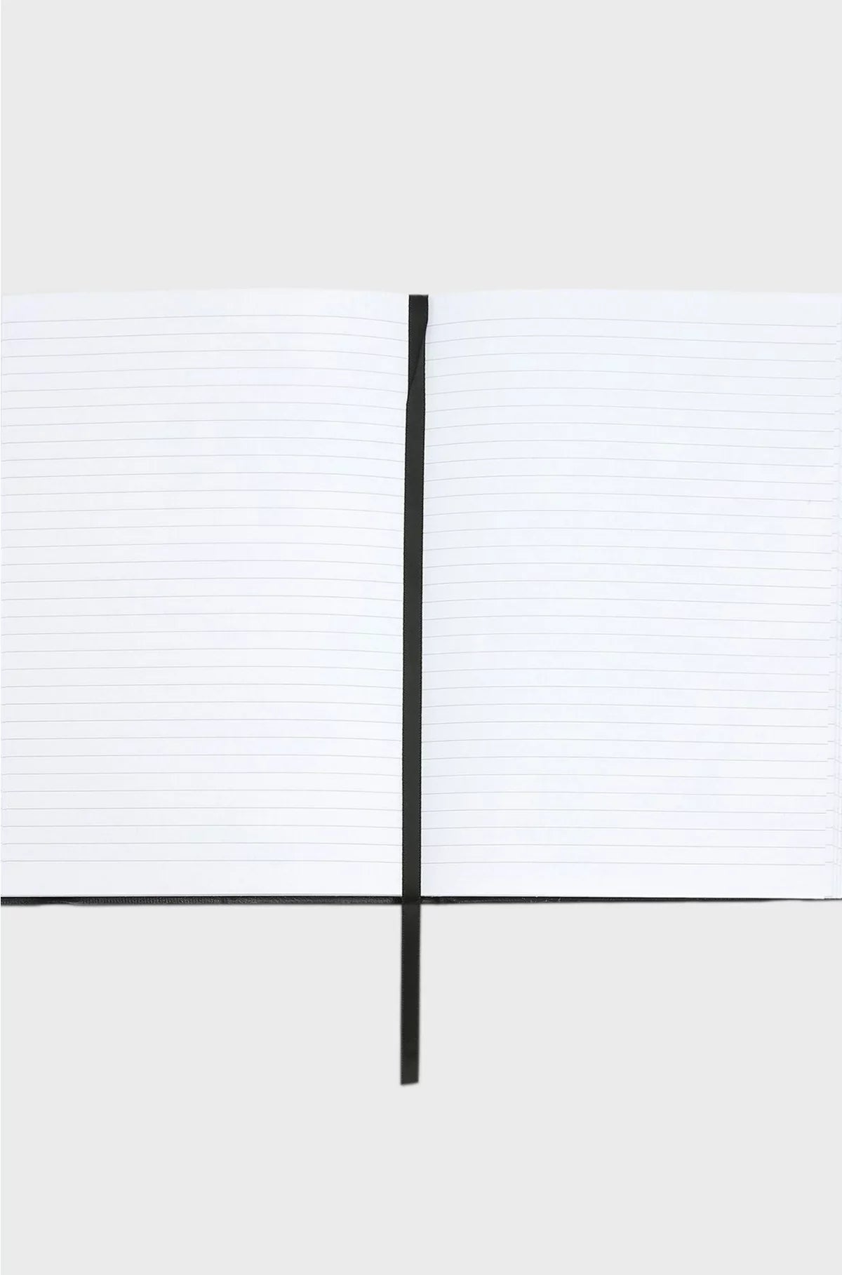 A5 NOTEPAD IN BLACK FAUX LEATHER