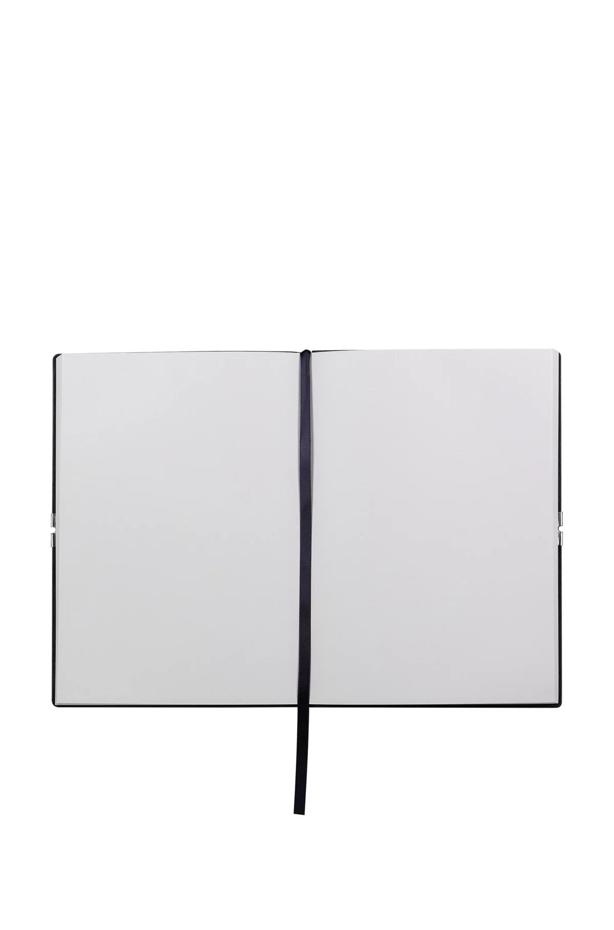A5 NAVY FAUX-LEATHER NOTEPAD
