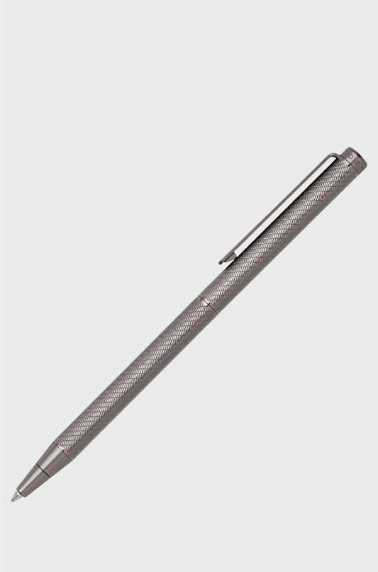 PENNA A SFERA COLOR CANNA DI FUCILE CON MOTIVO INCISO