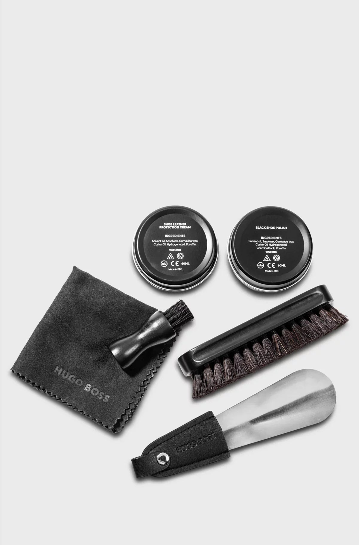 KIT PER LA CURA DELLE SCARPE IN PELLE SINTETICA GRANA