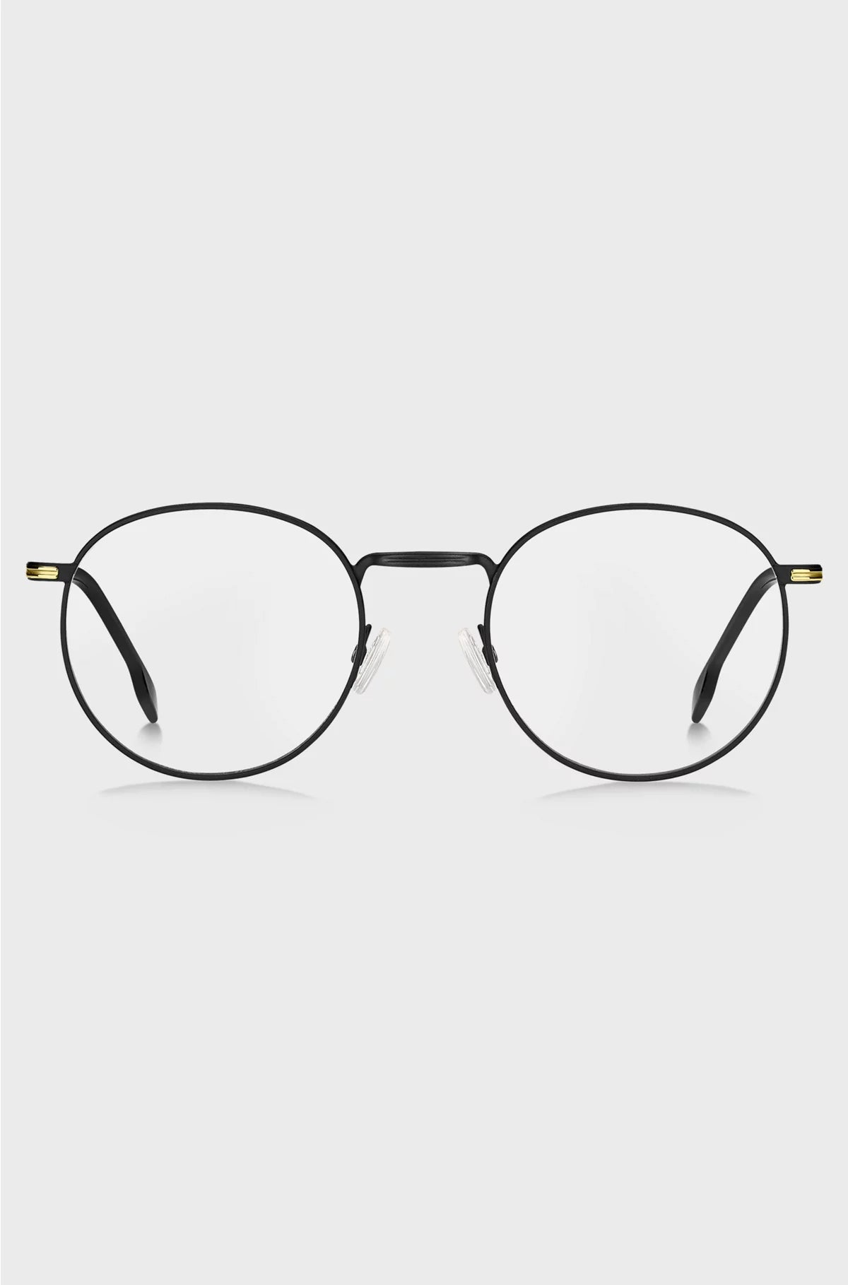 BLACK-STEEL OPTICAL FRAMES WITH SIGNATURE HARDWARE